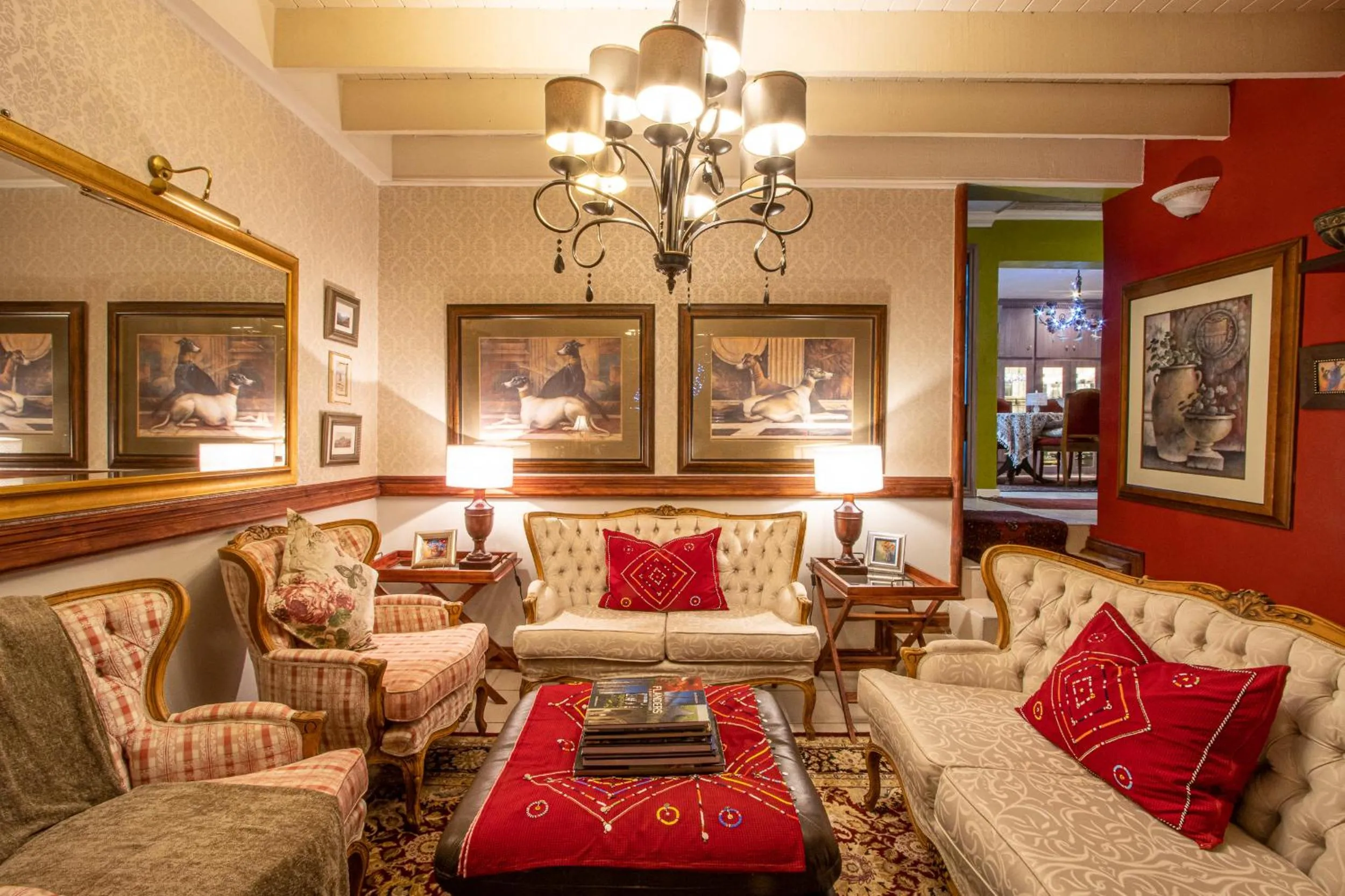 Communal lounge/ TV room in The Tuscan Garden
