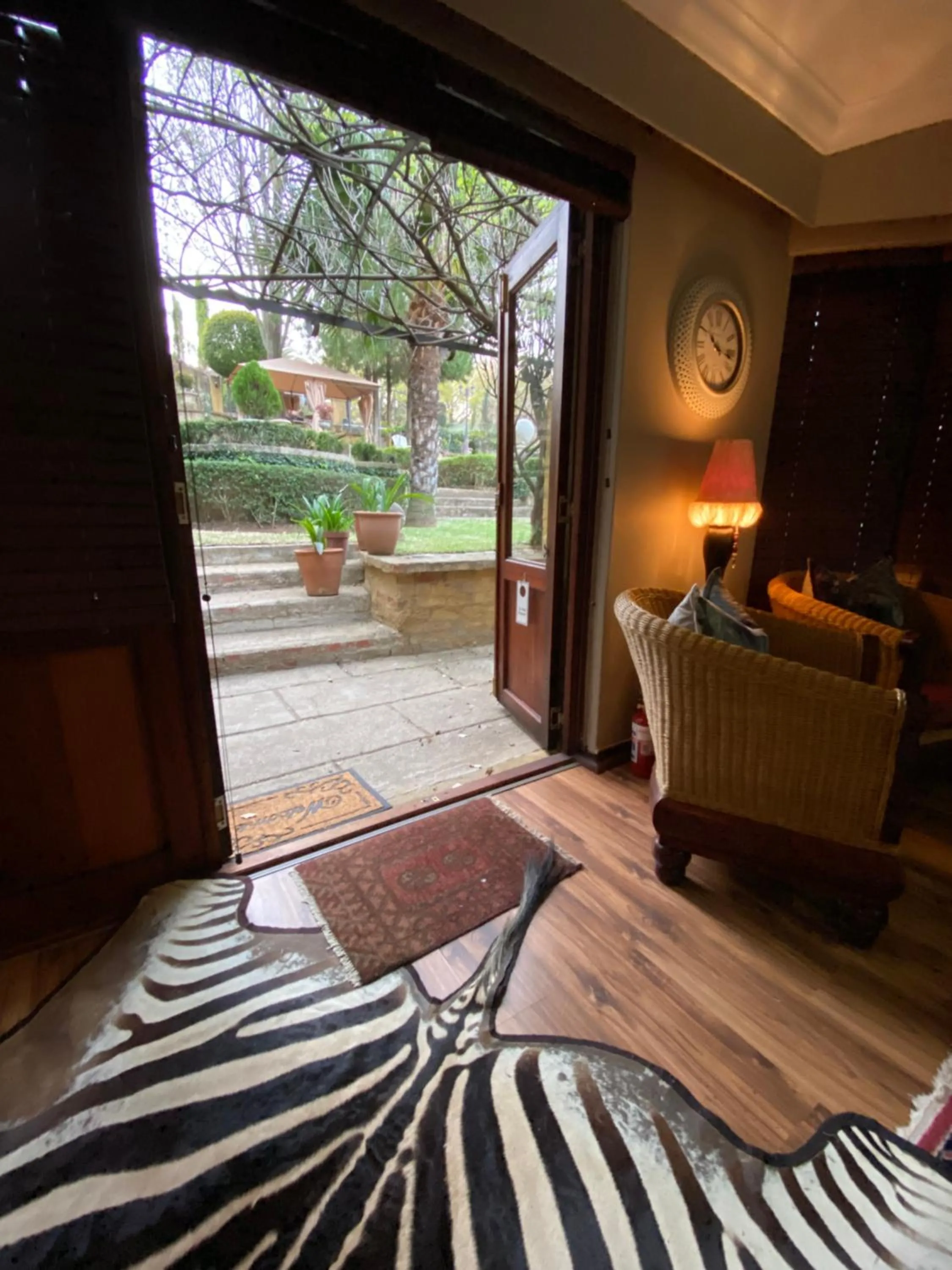 View (from property/room), Bed in The Tuscan Garden