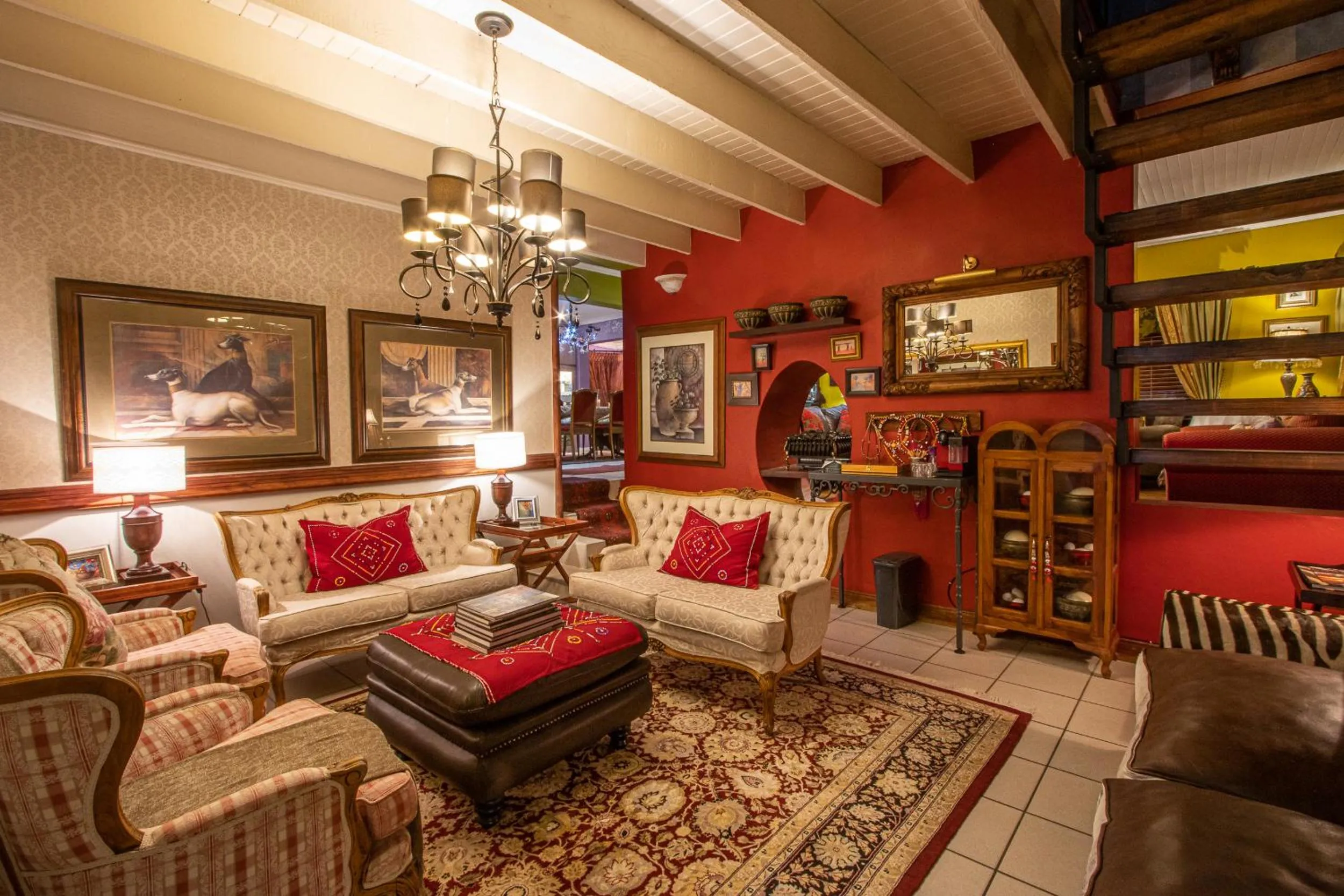 Communal lounge/ TV room in The Tuscan Garden