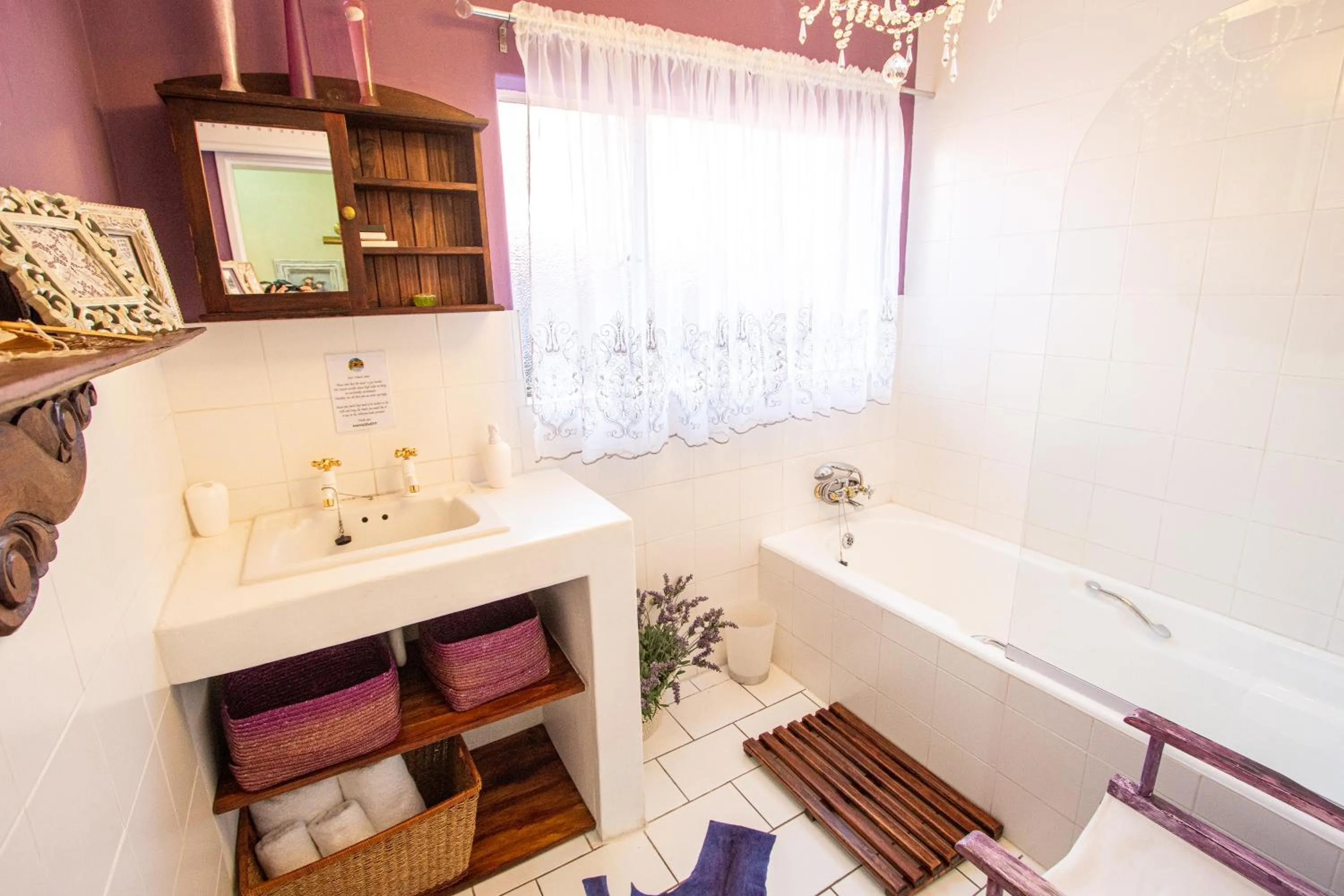Bathroom in The Tuscan Garden