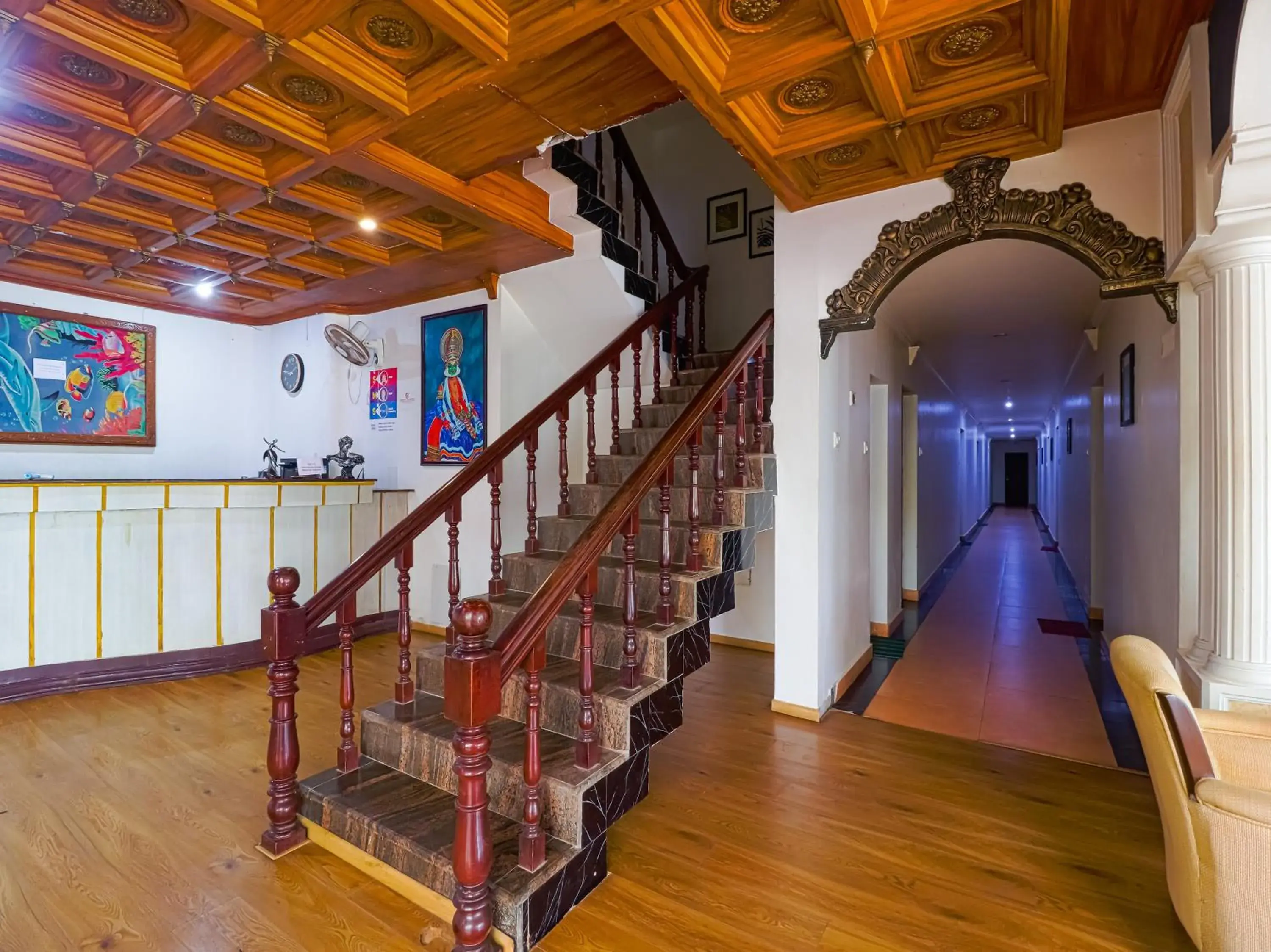 Lobby or reception in The Byke Puja Samudra Lobby or reception in The Byke Puja Samudra