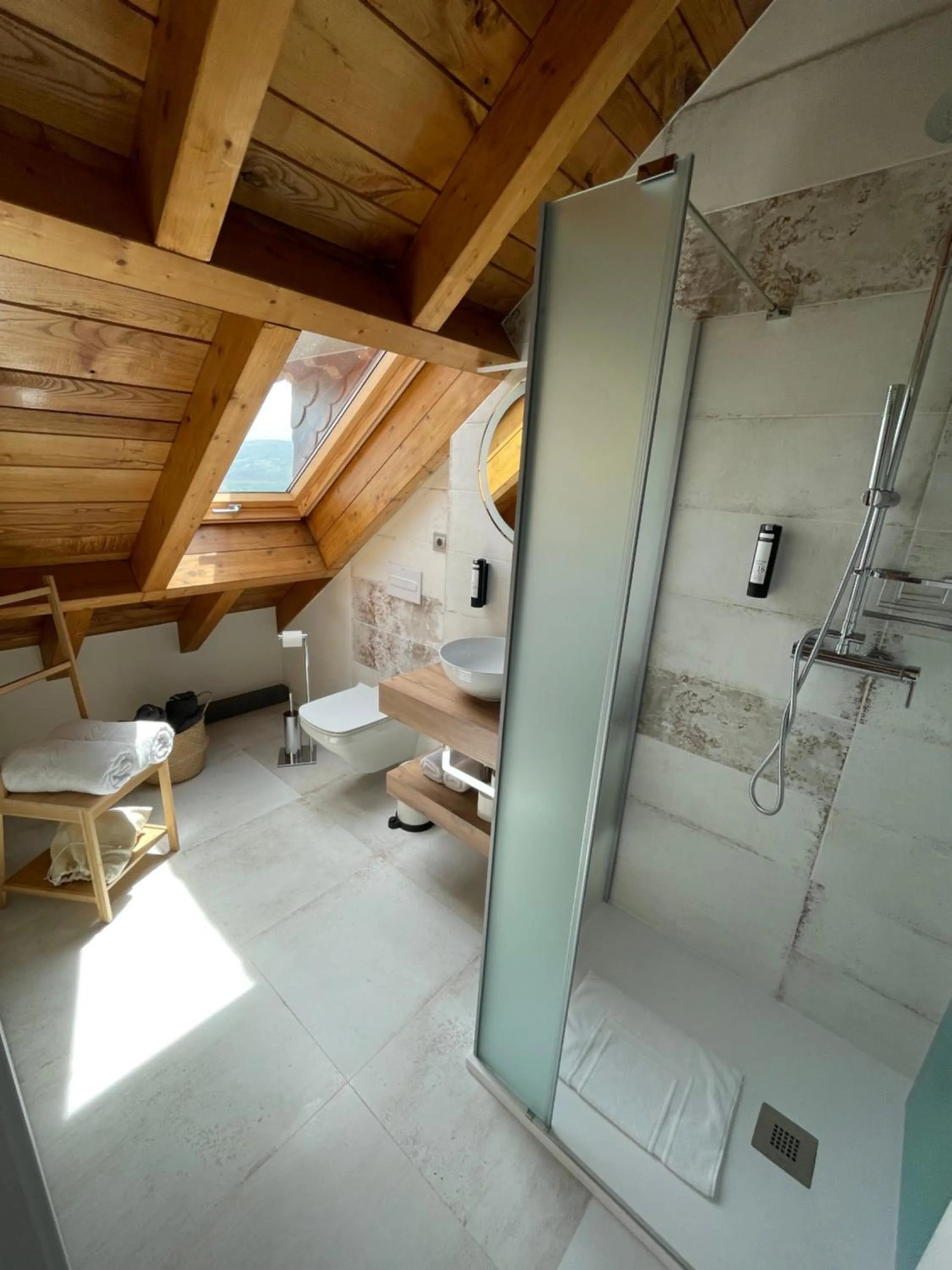 Shower in Boutique Finca esencial Hotel Rural