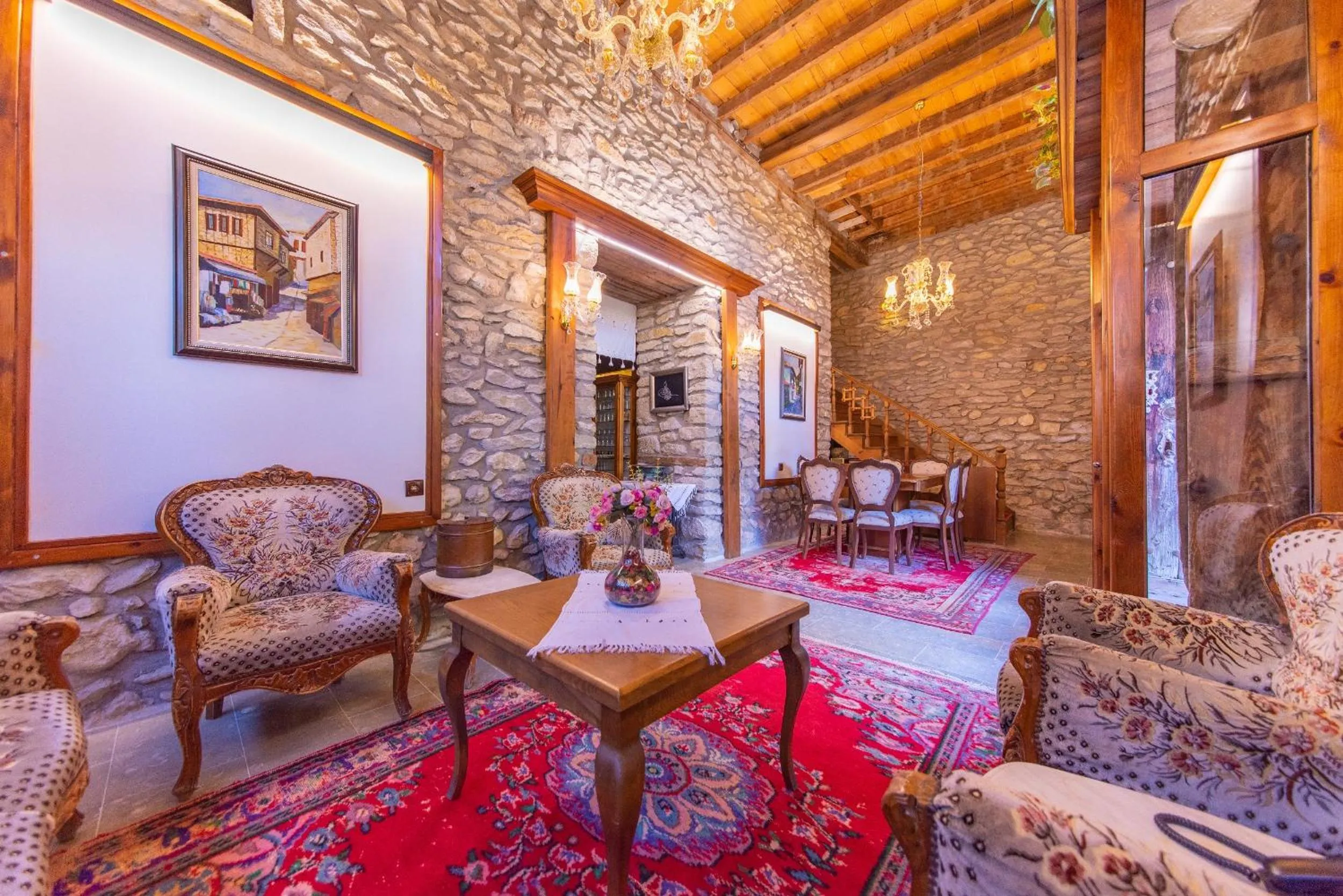 Lobby or reception in Cesmeli Konak Corner