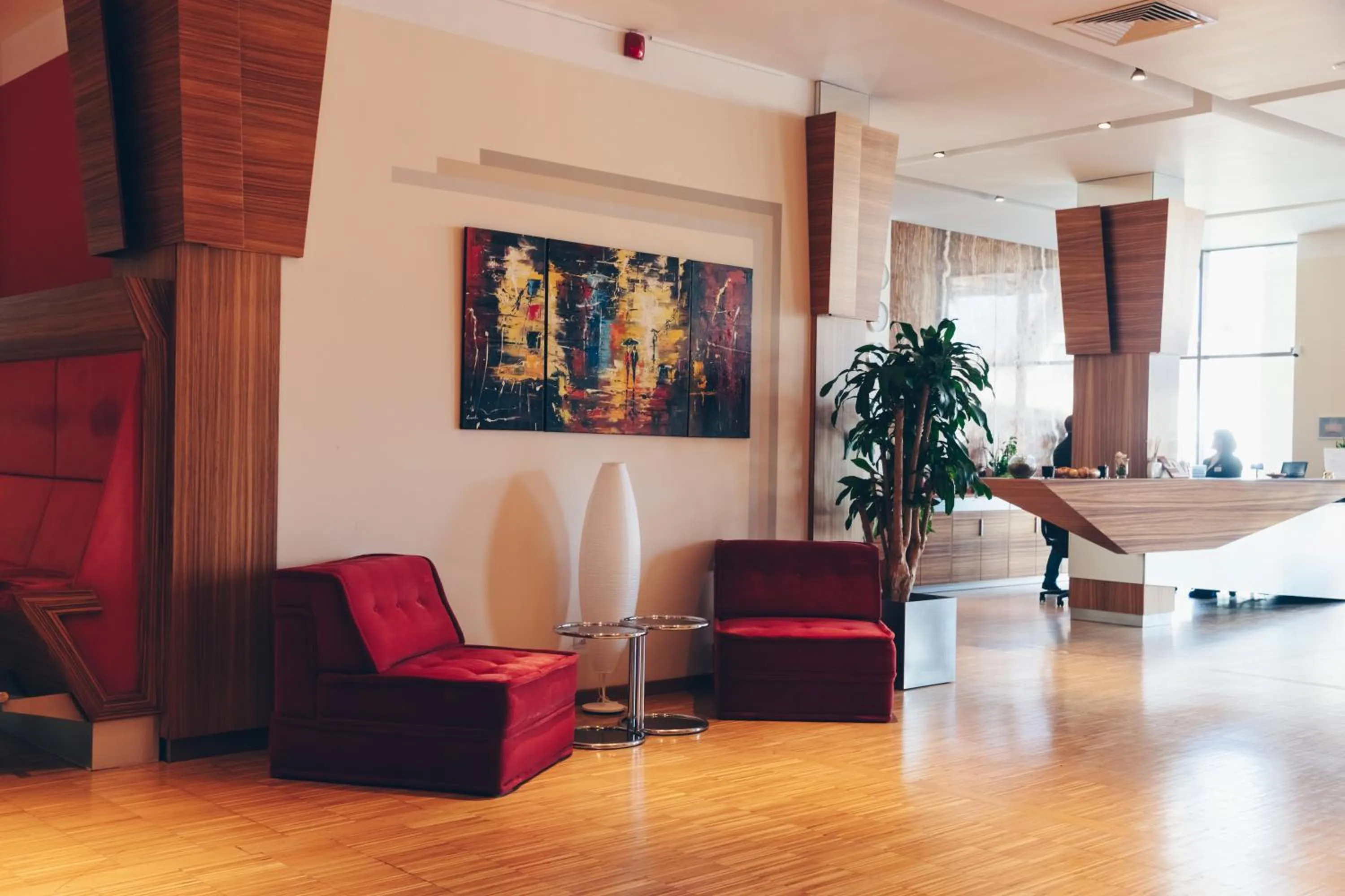 Lobby or reception in The Gerald's Hotel