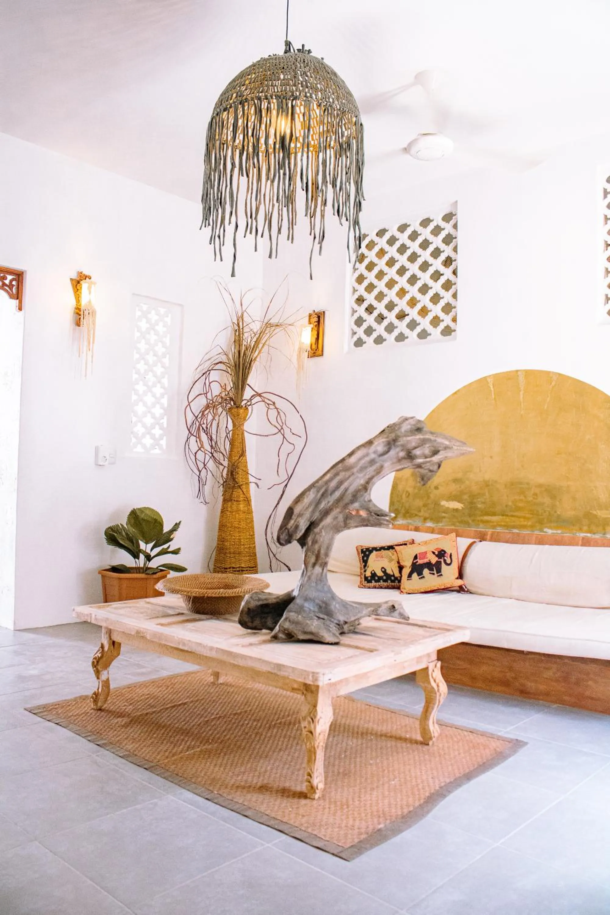 Living room, Bed in Casa Moraira