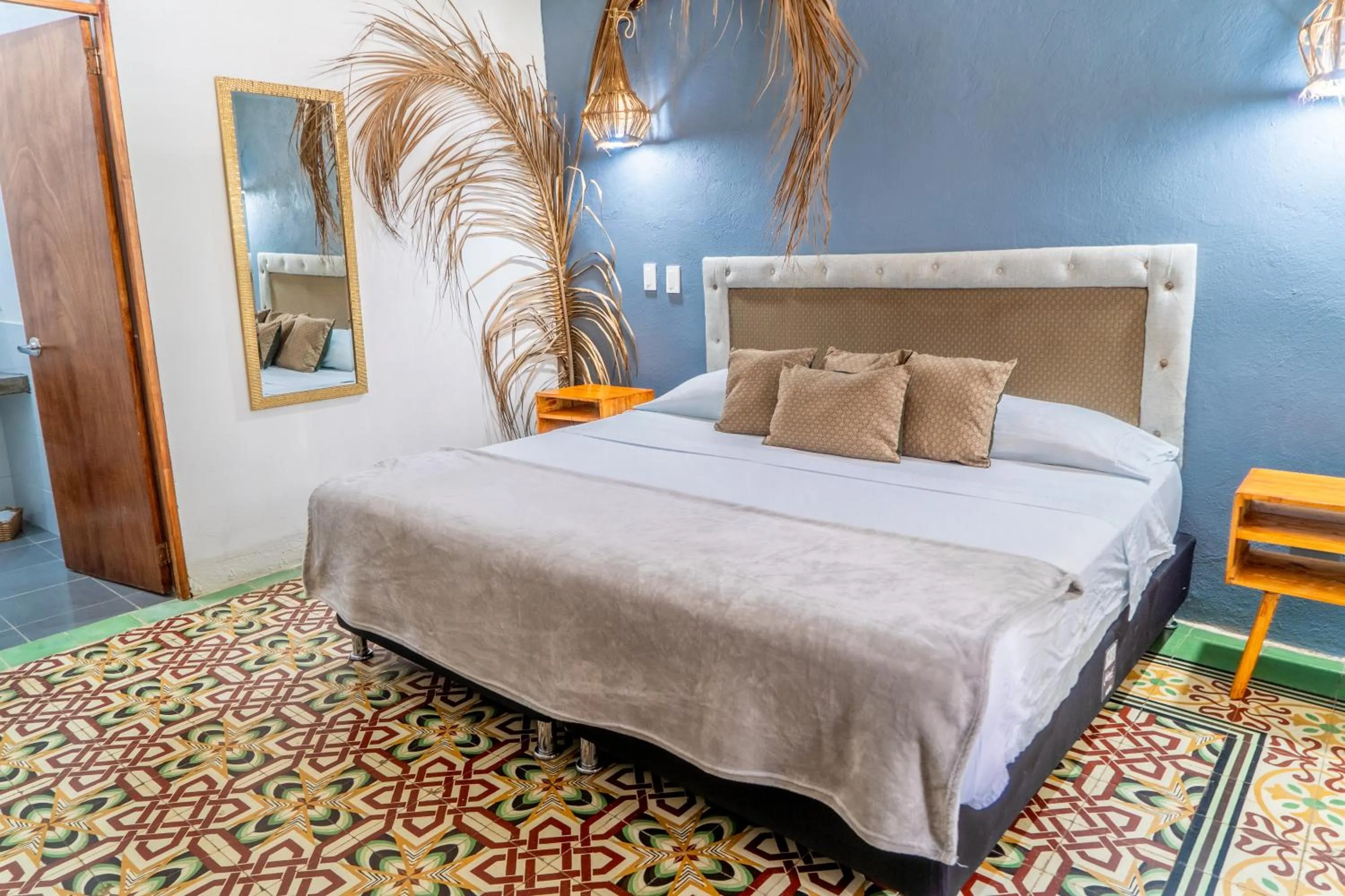 Bedroom, Bed in Casa Moraira