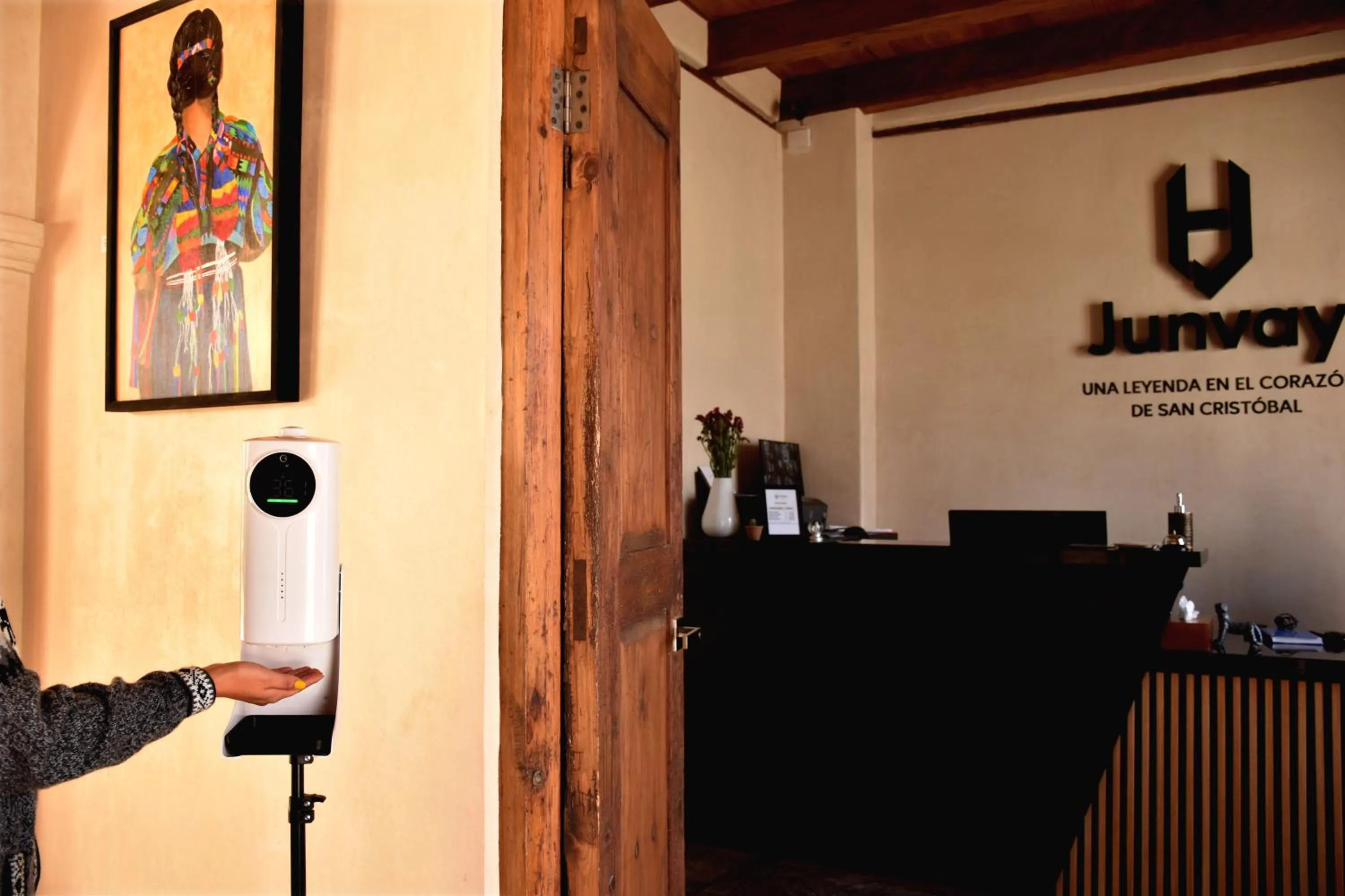 Lobby or reception in Hotel Junvay