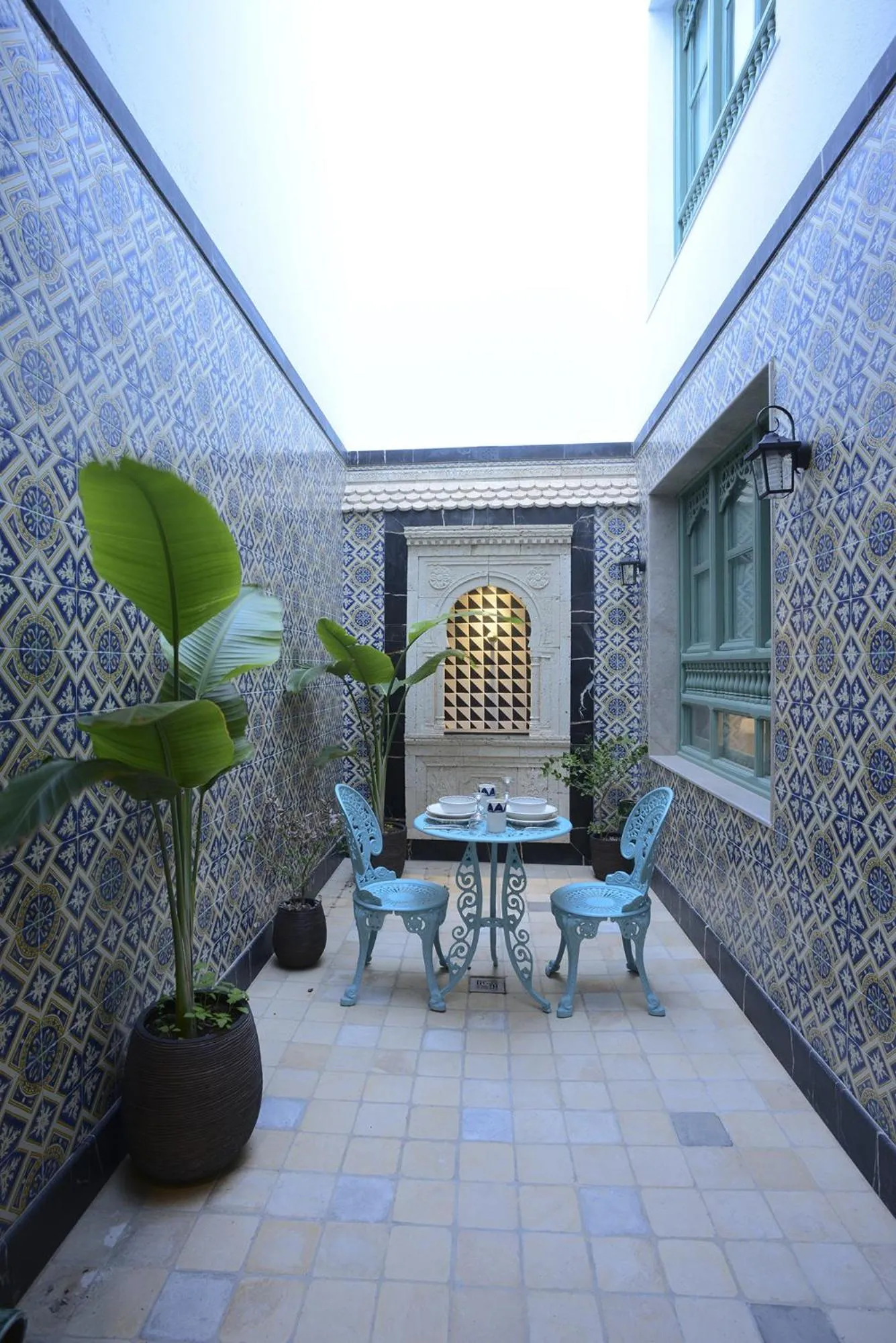 Patio in Dar Hammamet Guest House & Hammam