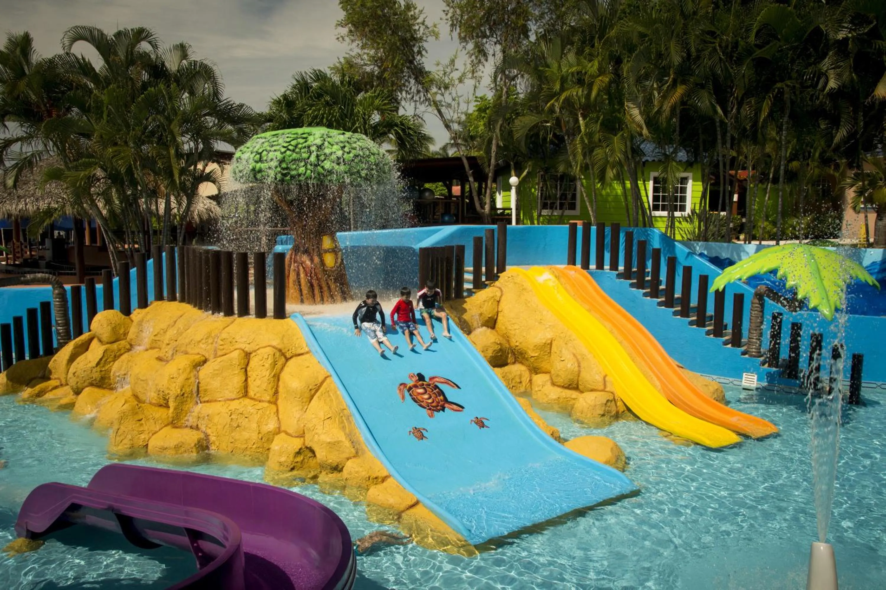 Aqua park in Azul Ixtapa Beach Resort & Convention Center - All Inclusive