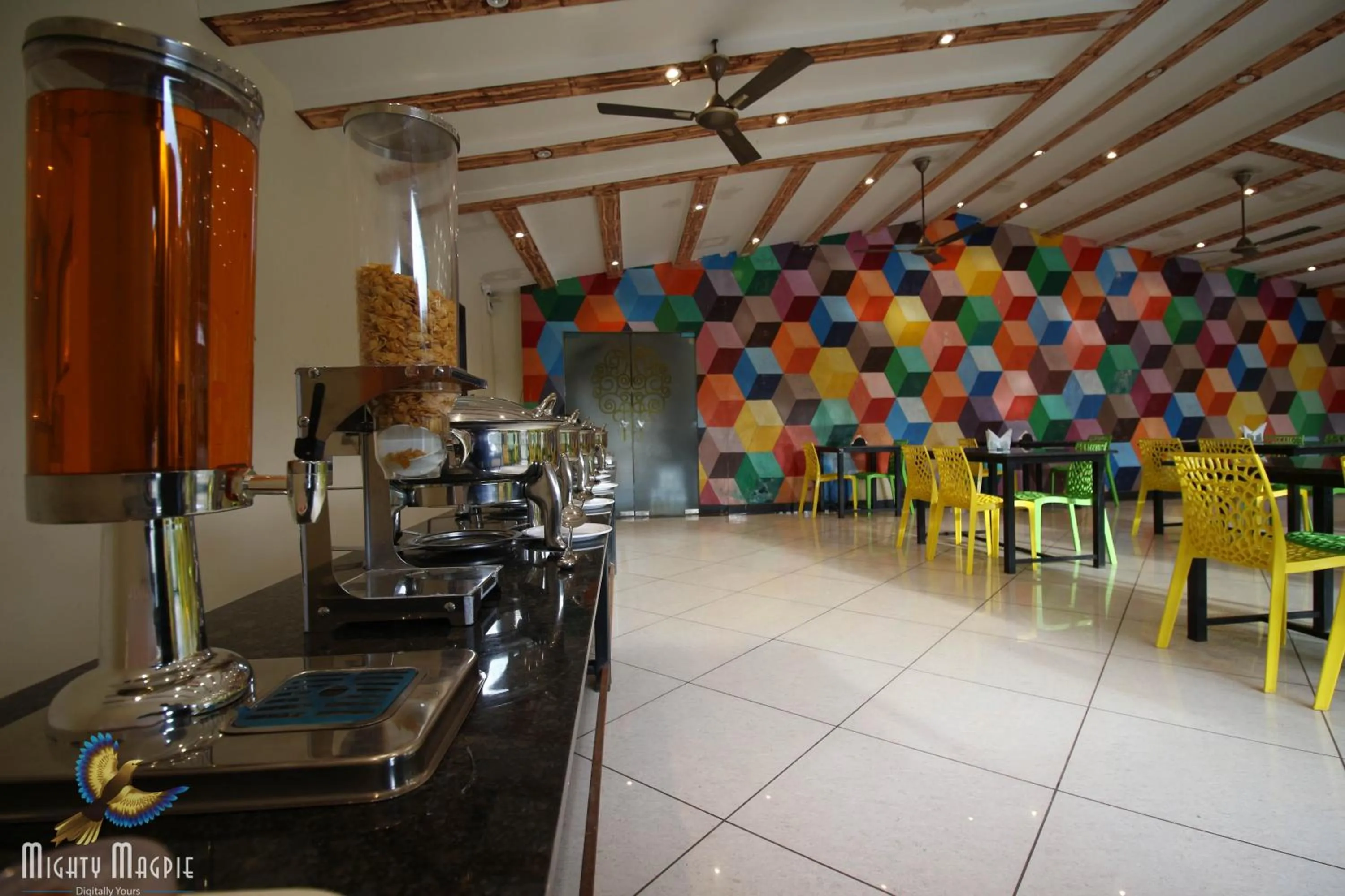 Dining area in Khushi Riverside Resort & Spa