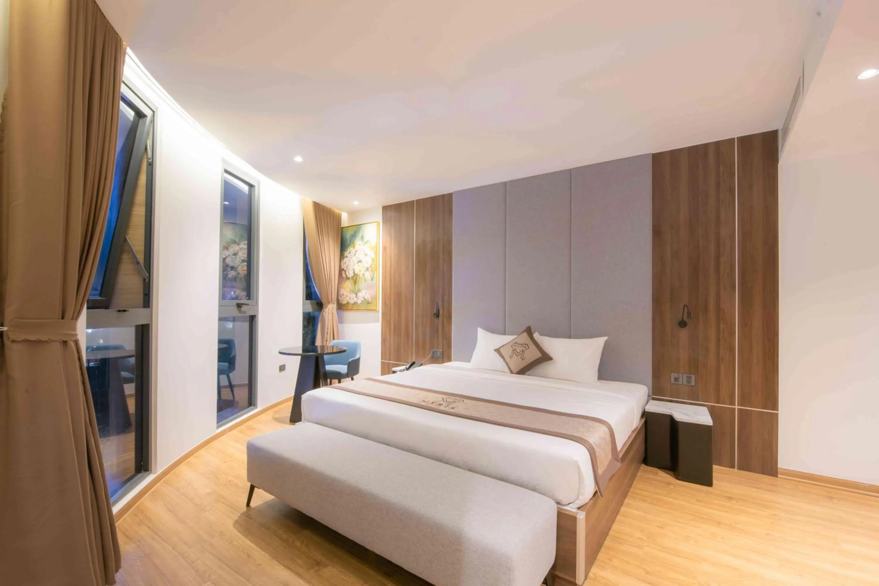 Bed in MERIA Hotel Quy Nhơn