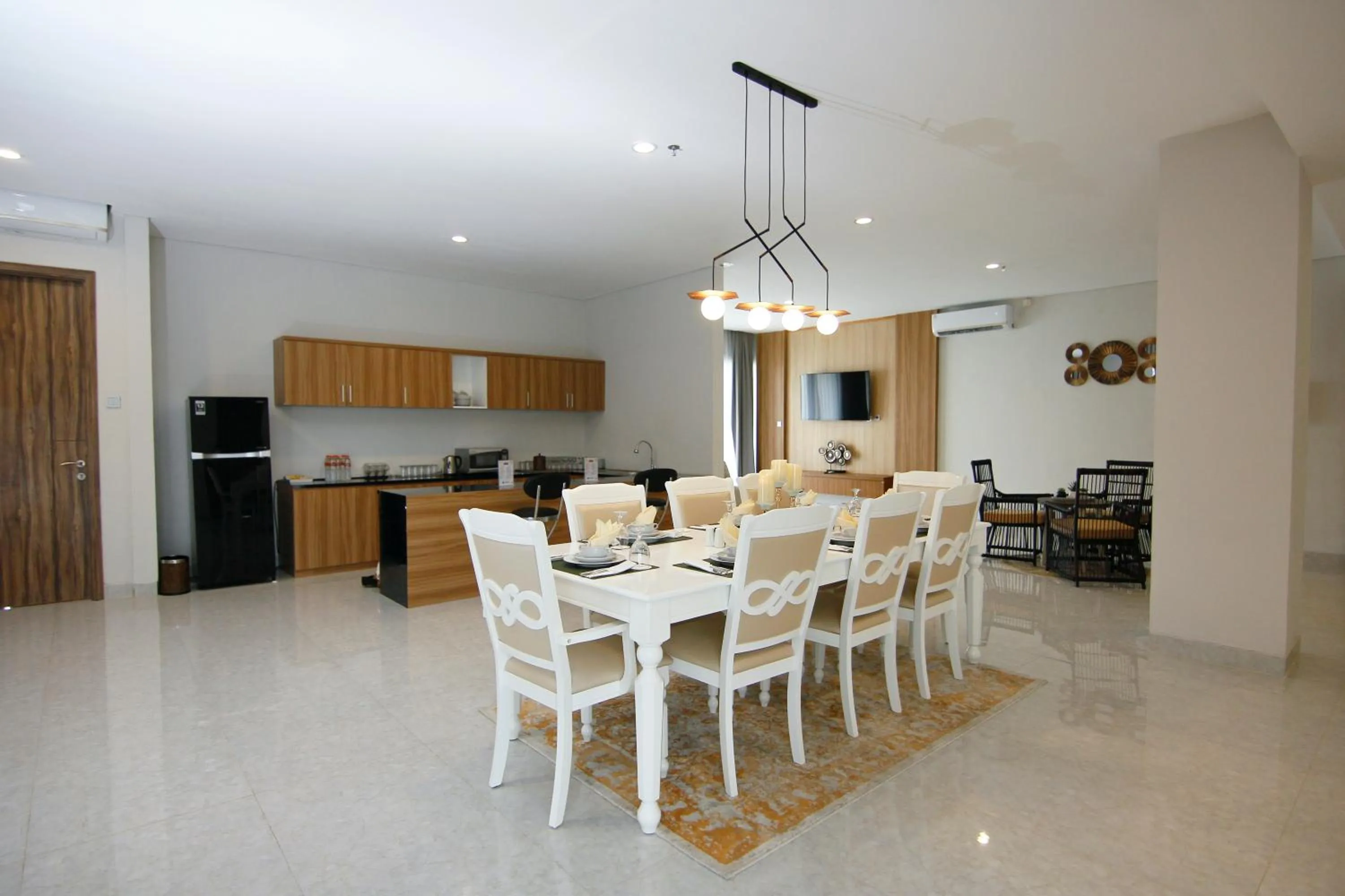 Kitchen or kitchenette in Raja Hotel Kuta Mandalika Resort & Convention