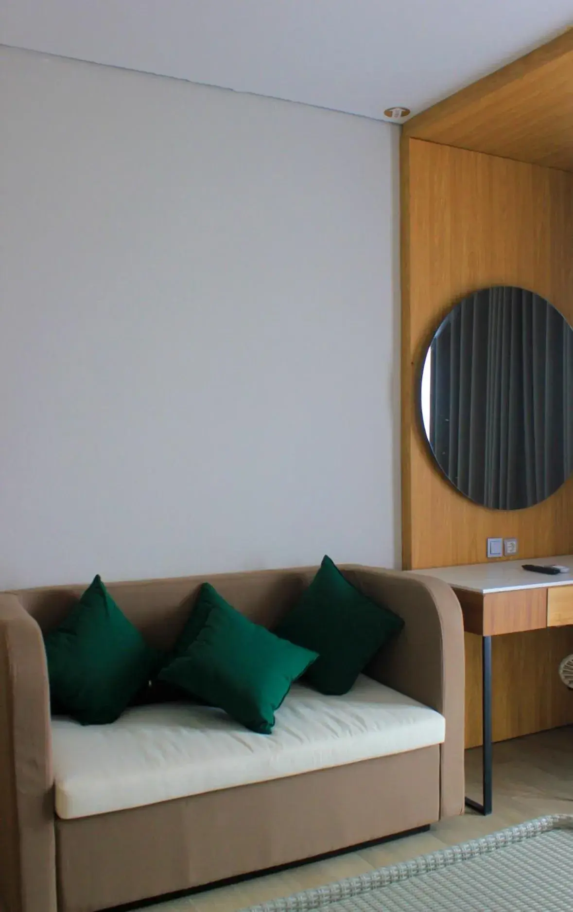 Seating area, Bed in Raja Hotel Kuta Mandalika Resort & Convention Seating area, Bed in Raja Hotel Kuta Mandalika Resort & Convention