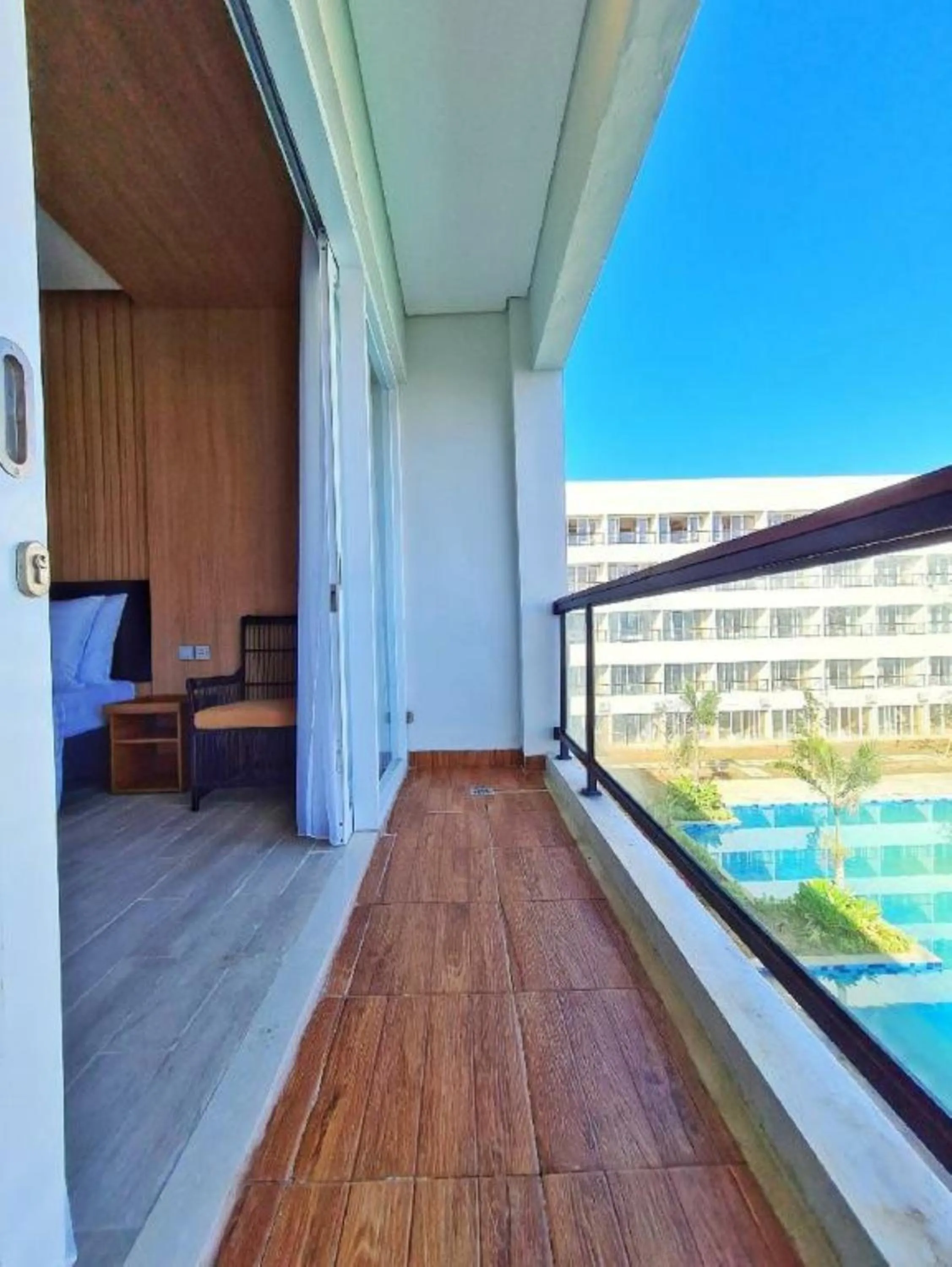 Balcony/Terrace in Raja Hotel Kuta Mandalika Resort & Convention