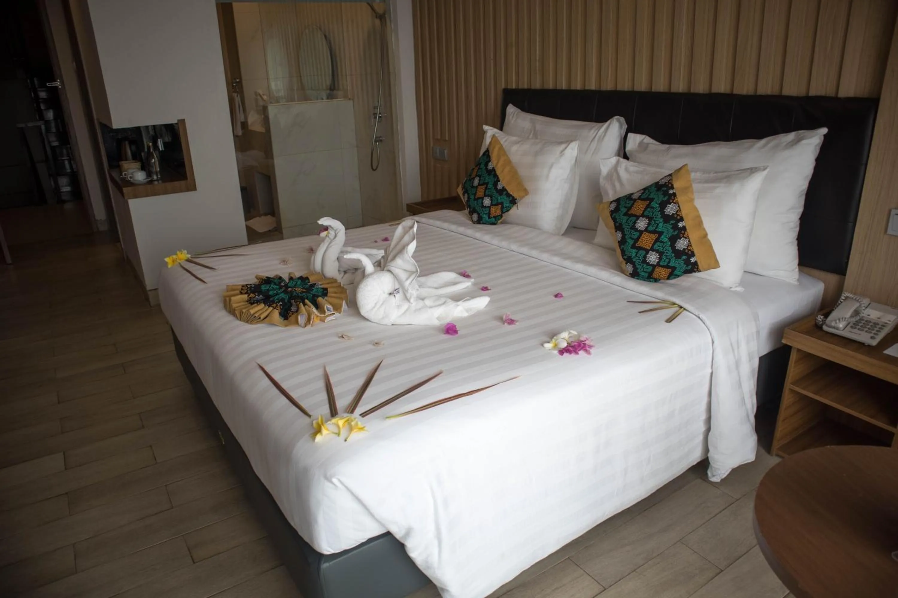 Photo of the whole room, Bed in Raja Hotel Kuta Mandalika Resort & Convention