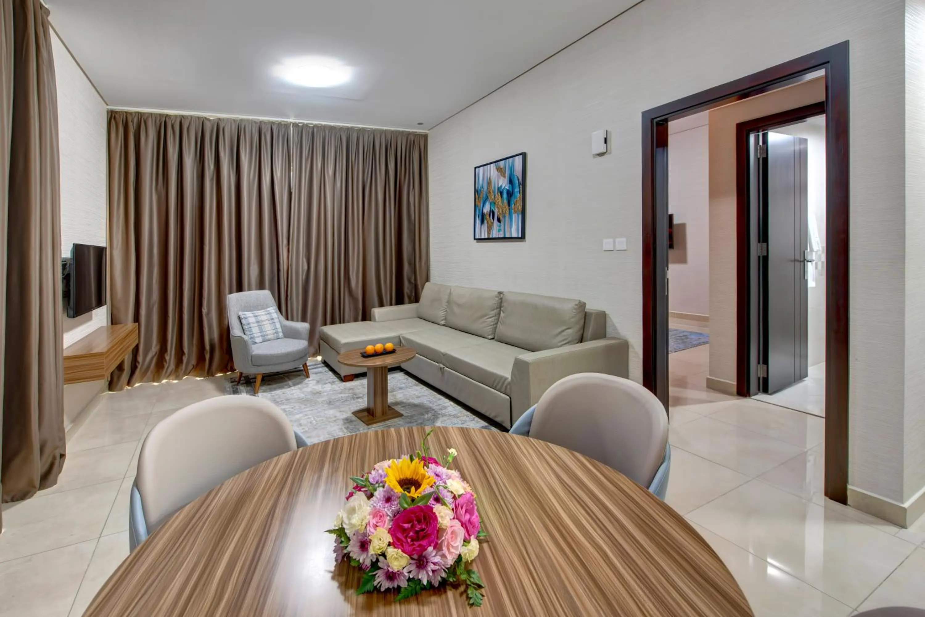 Living room in Royal Regency Suites Marina