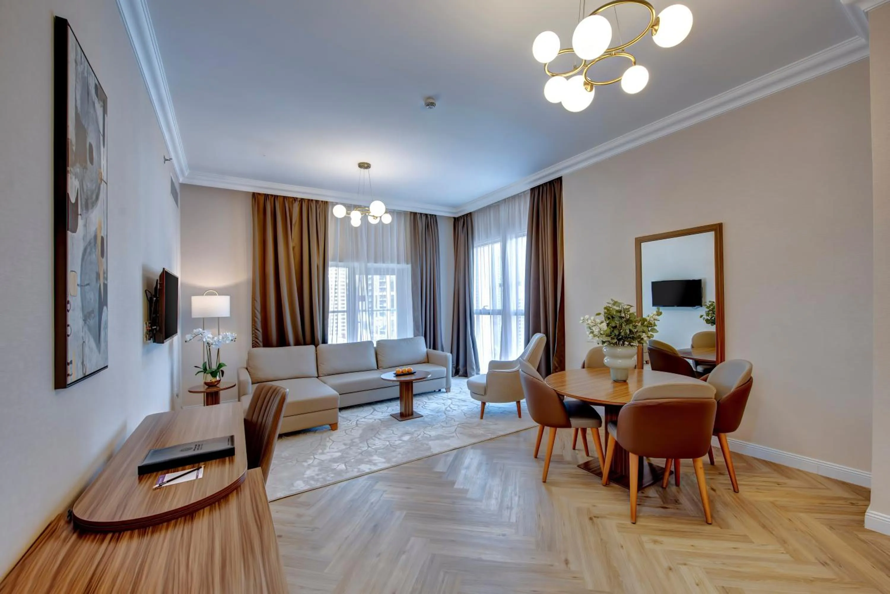 Living room in Royal Regency Suites Marina