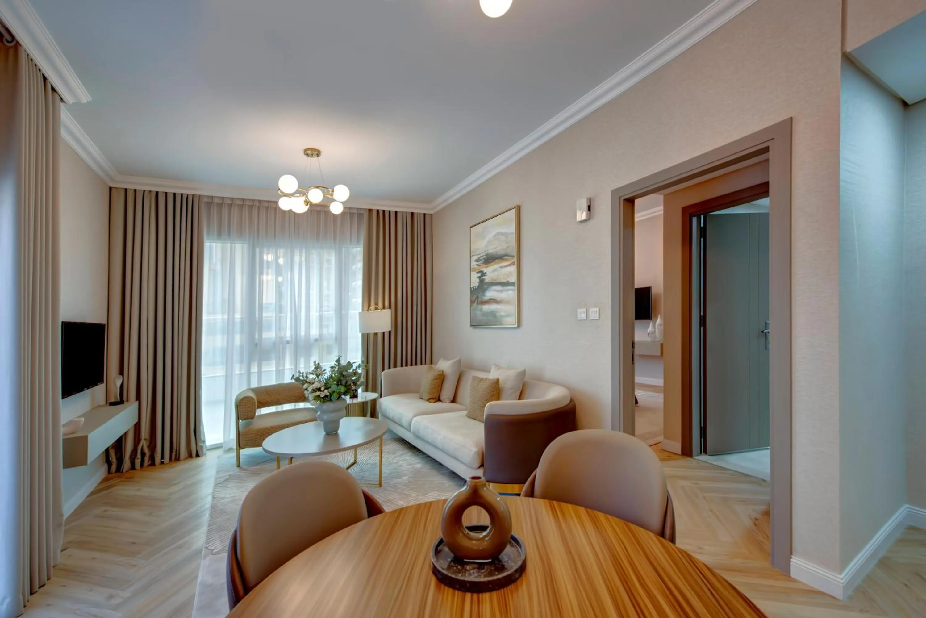 Living room, Bed in Royal Regency Suites Marina