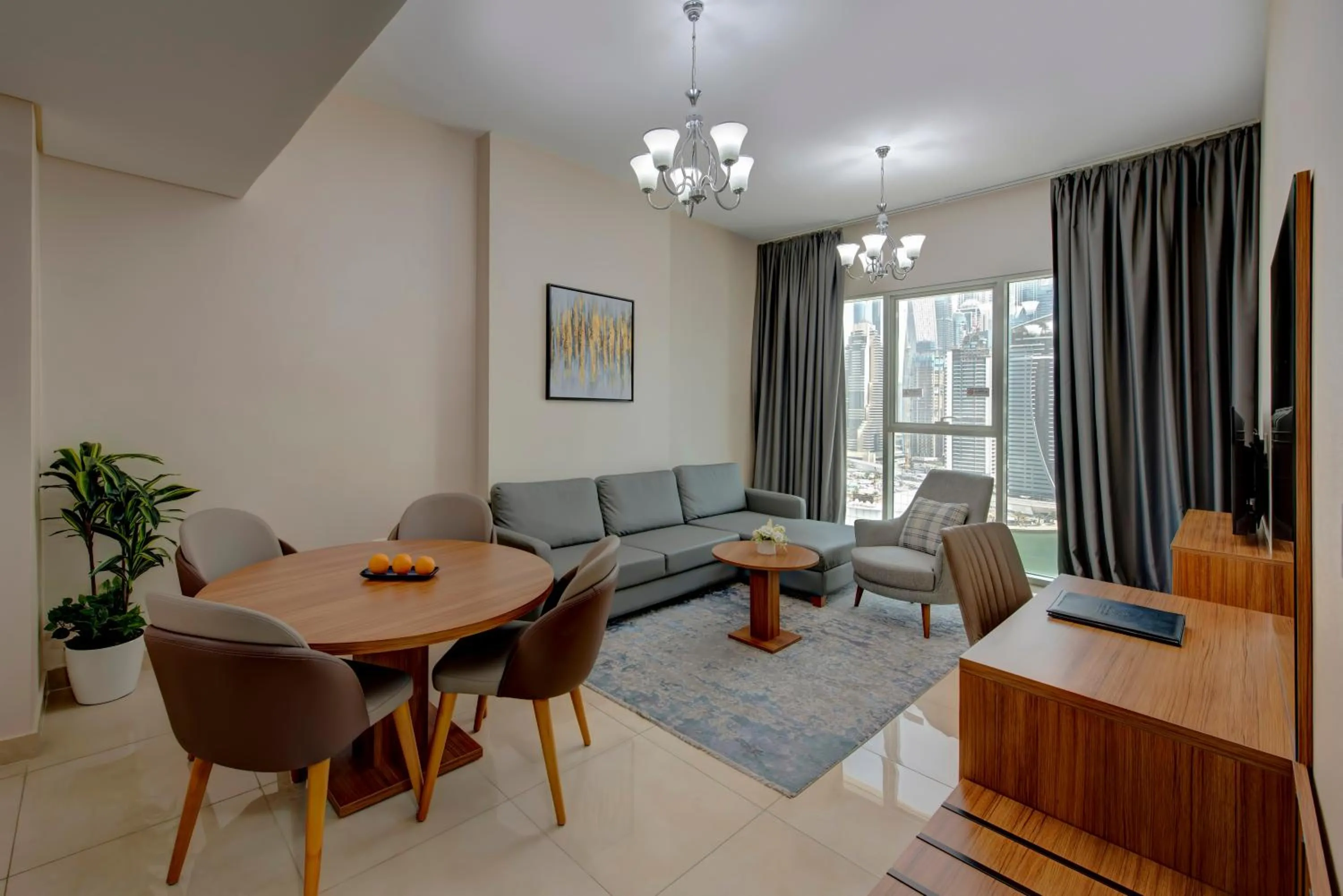 Living room in Royal Regency Suites Marina