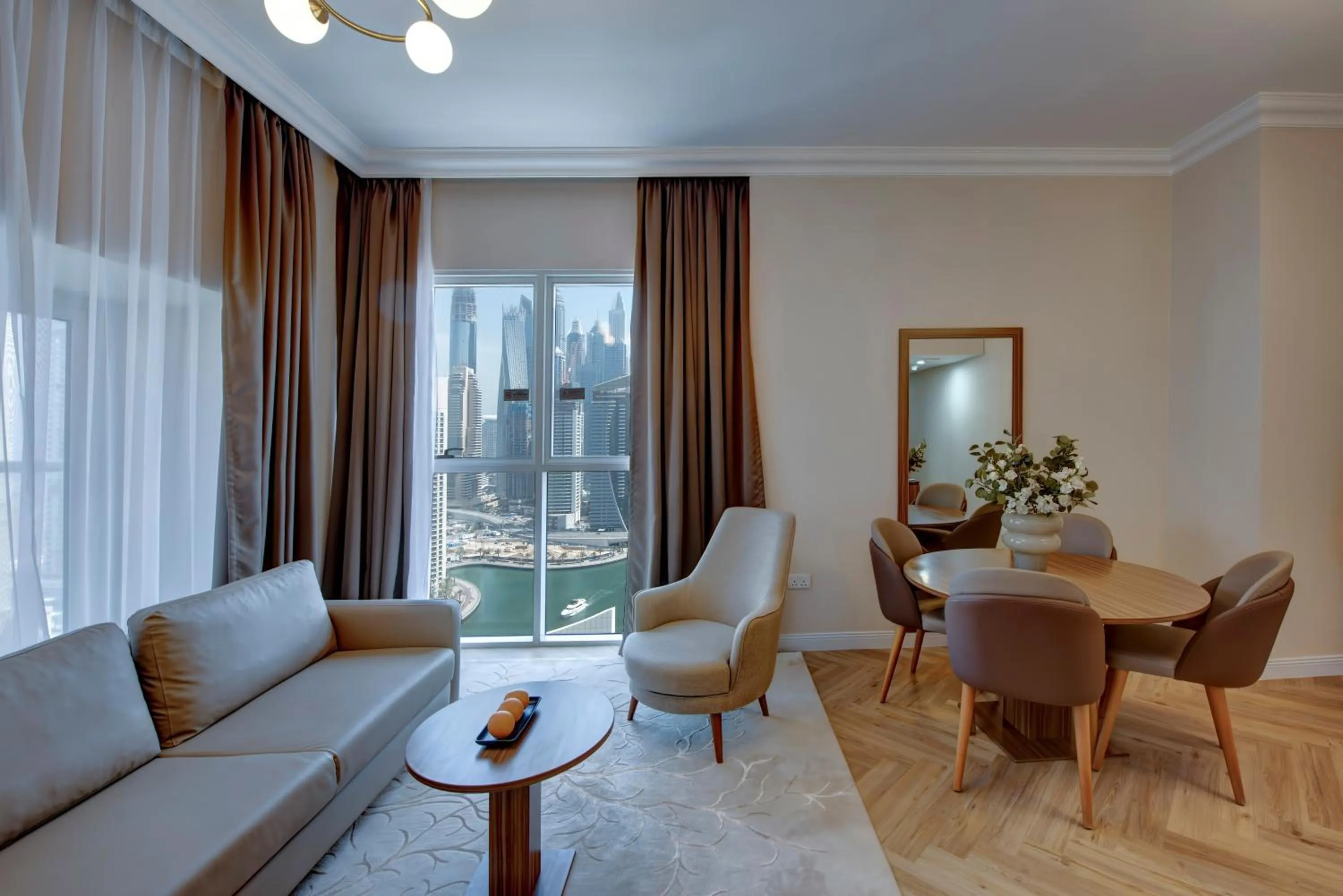 Living room in Royal Regency Suites Marina