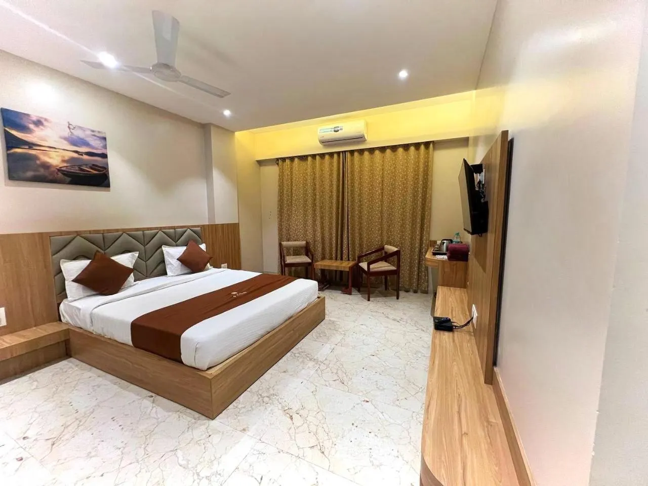 View (from property/room), Bed in Hotel 9 Coin