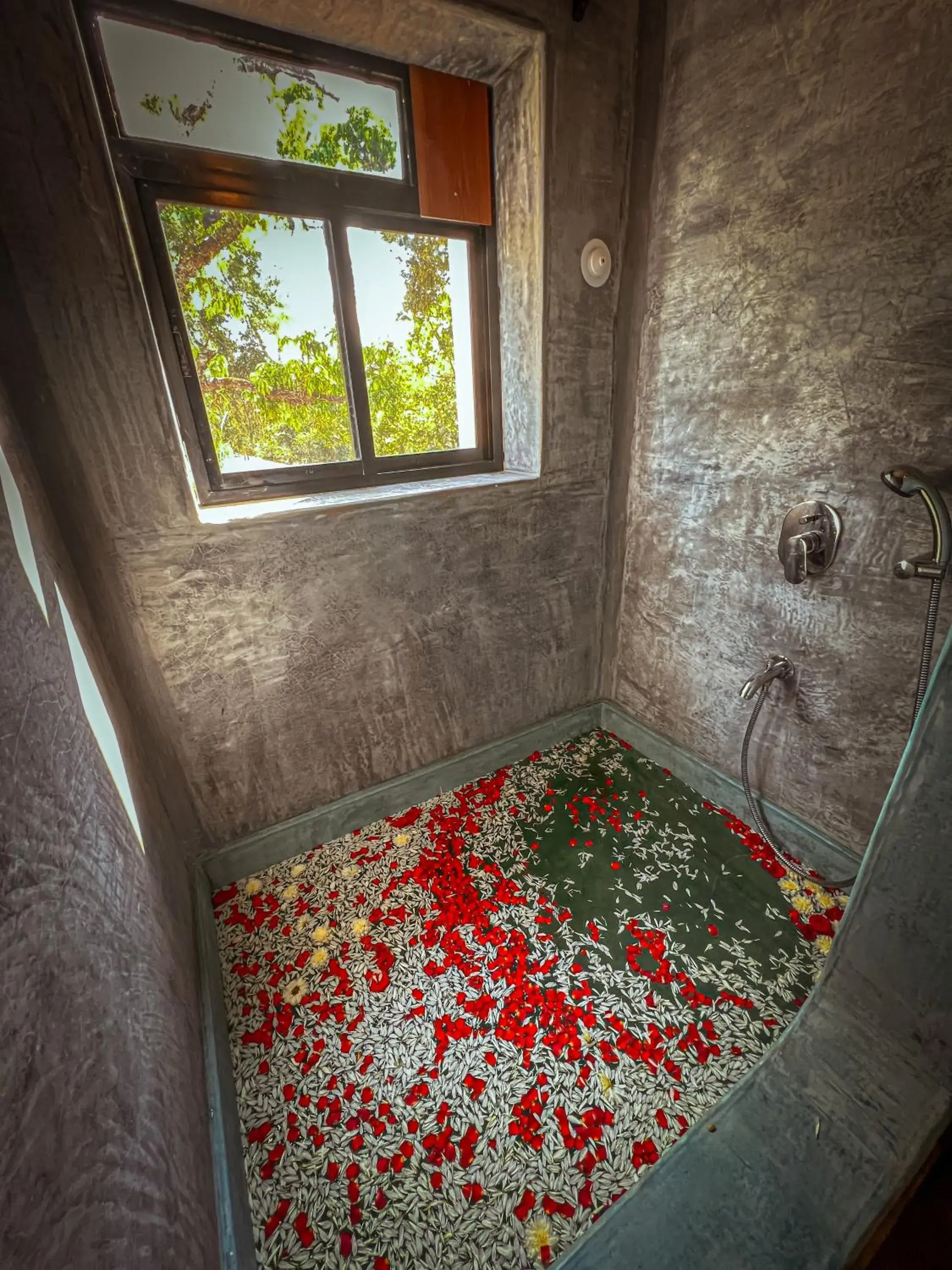 Bathroom in Nalanda Retreat Goa By Mandrem Beach Bathroom in Nalanda Retreat Goa By Mandrem Beach