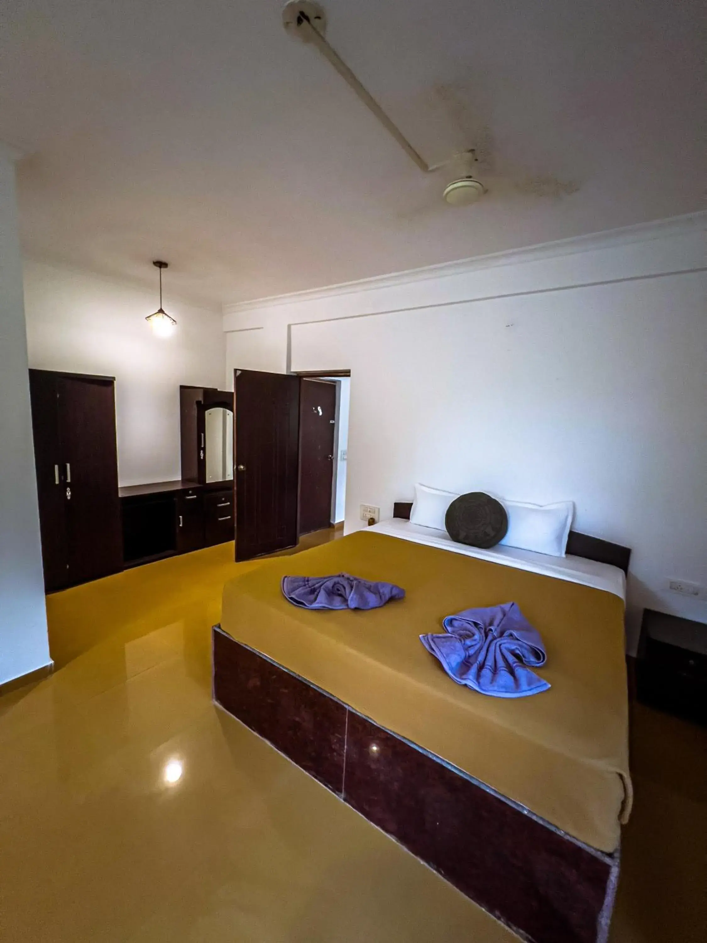 Bed in Nalanda Retreat Goa By Mandrem Beach Bed in Nalanda Retreat Goa By Mandrem Beach