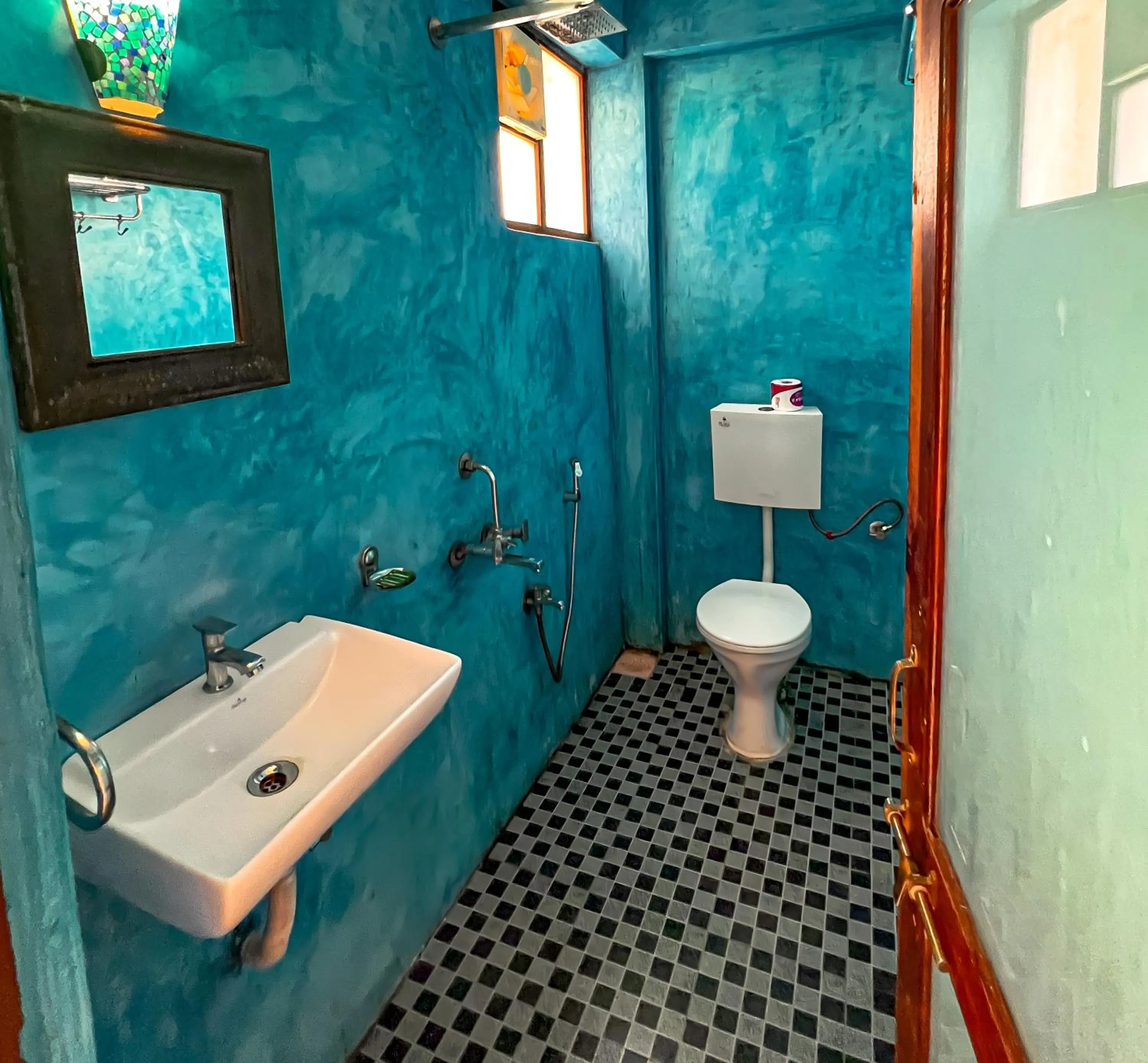 Shower in Nalanda Retreat Goa By Mandrem Beach