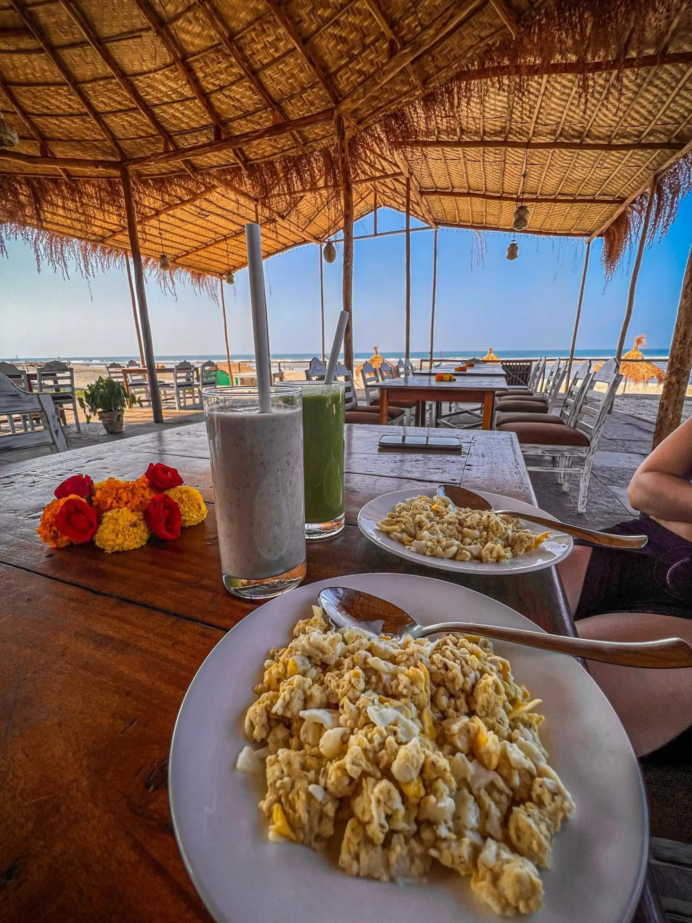 Restaurant/places to eat in Nalanda Retreat Goa By Mandrem Beach Restaurant/places to eat in Nalanda Retreat Goa By Mandrem Beach