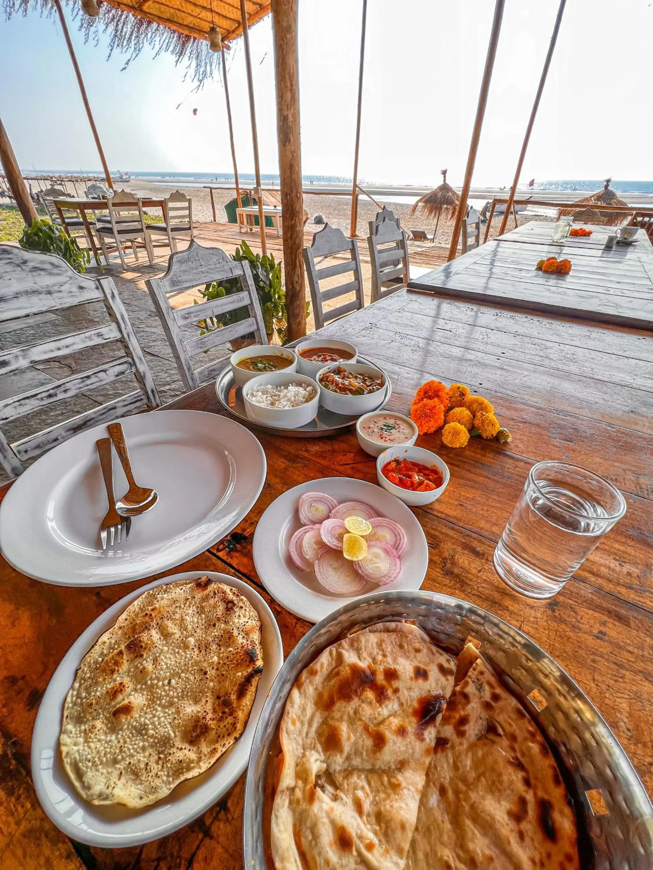 Restaurant/places to eat in Nalanda Retreat Goa By Mandrem Beach Restaurant/places to eat in Nalanda Retreat Goa By Mandrem Beach