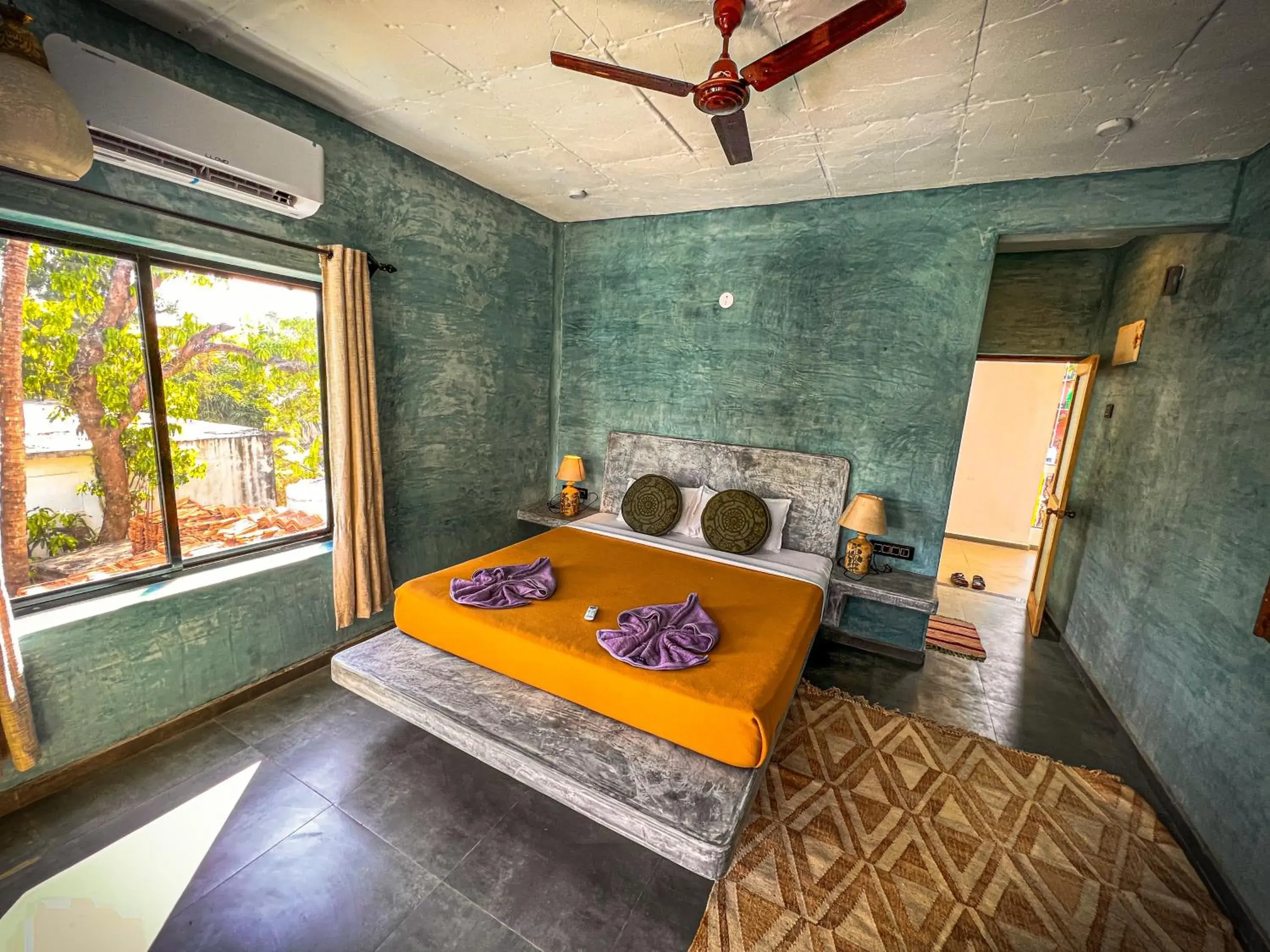 Photo of the whole room, Bed in Nalanda Retreat Goa By Mandrem Beach Photo of the whole room, Bed in Nalanda Retreat Goa By Mandrem Beach