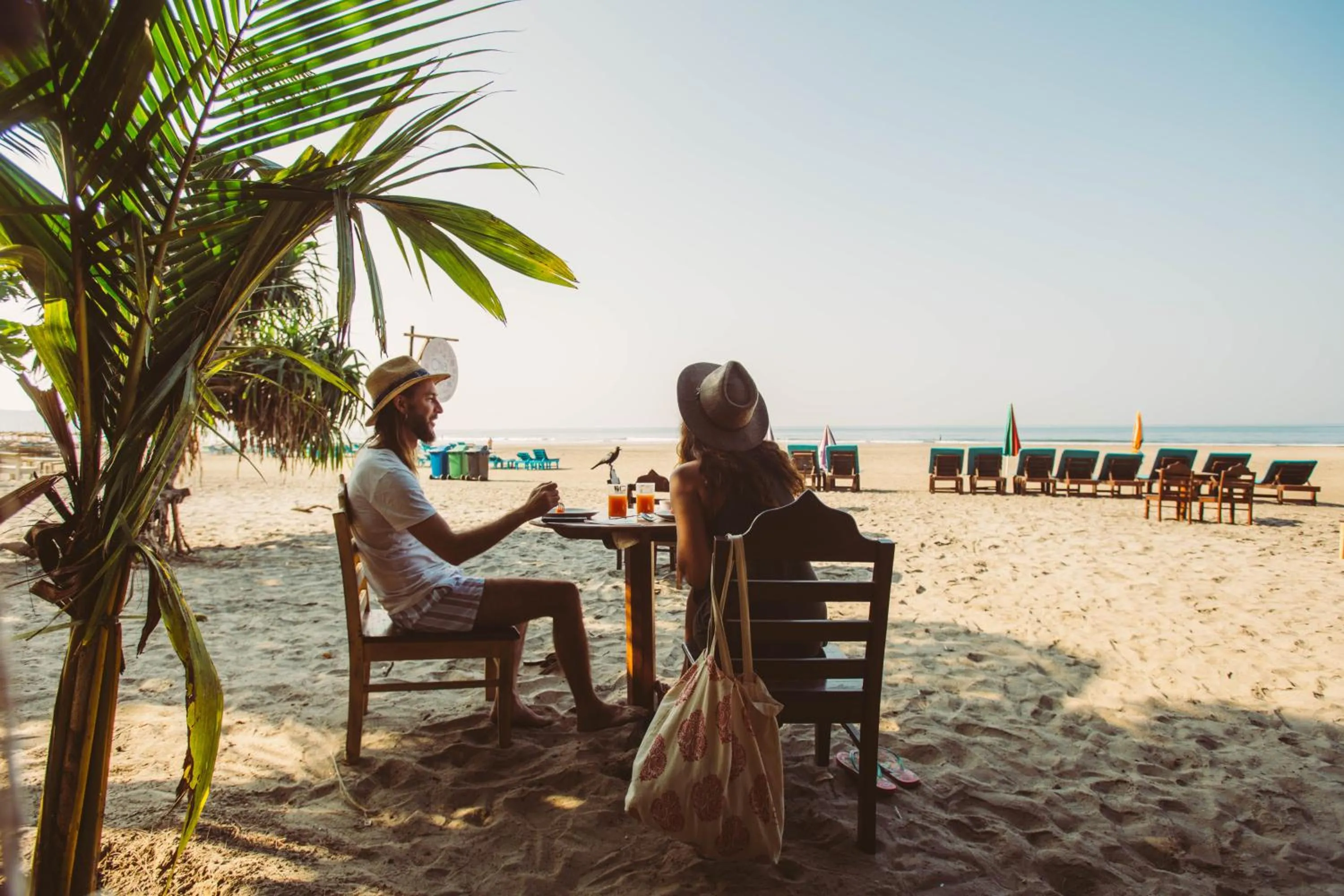 Restaurant/places to eat in Nalanda Retreat Goa By Mandrem Beach