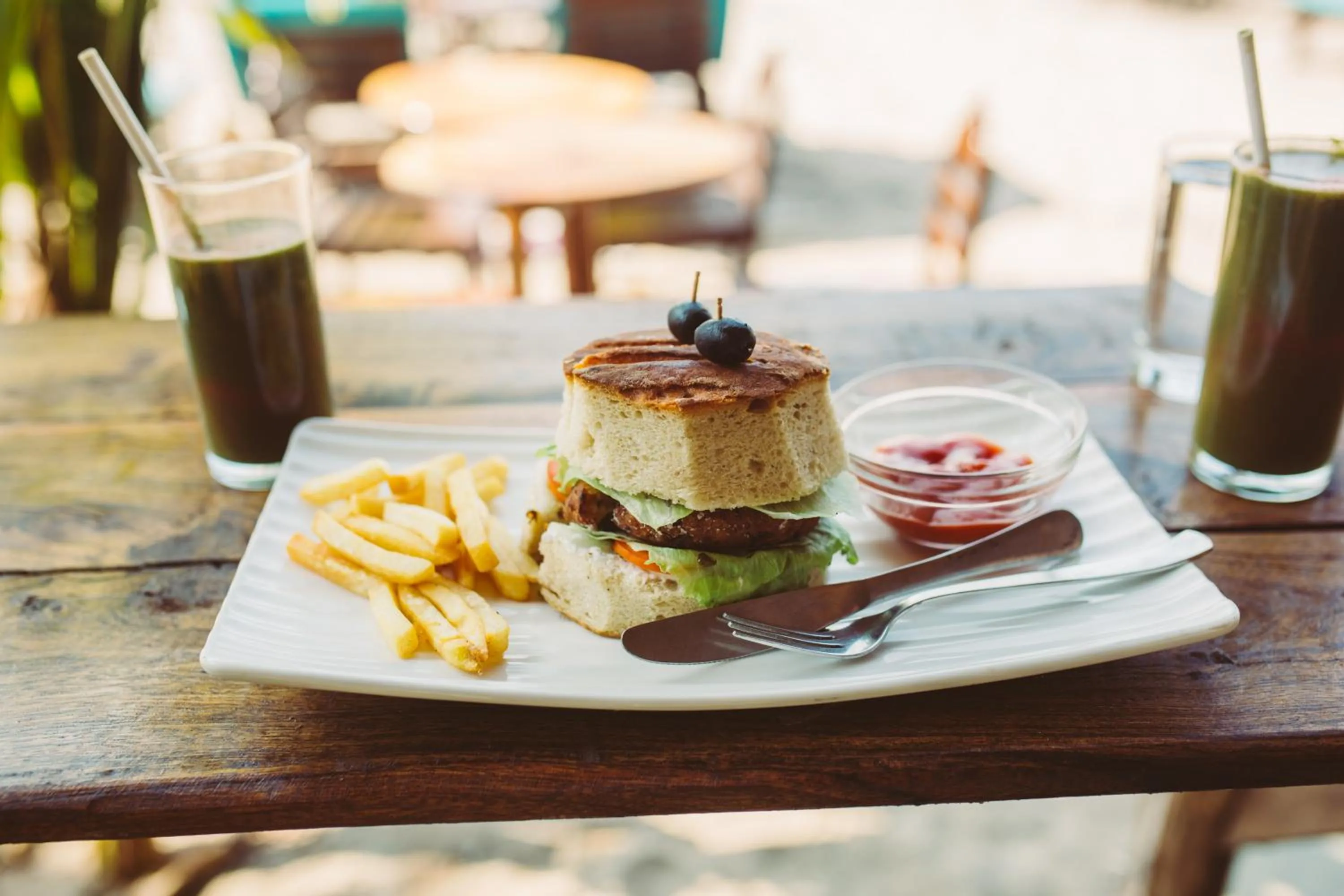 Restaurant/places to eat in Nalanda Retreat Goa By Mandrem Beach