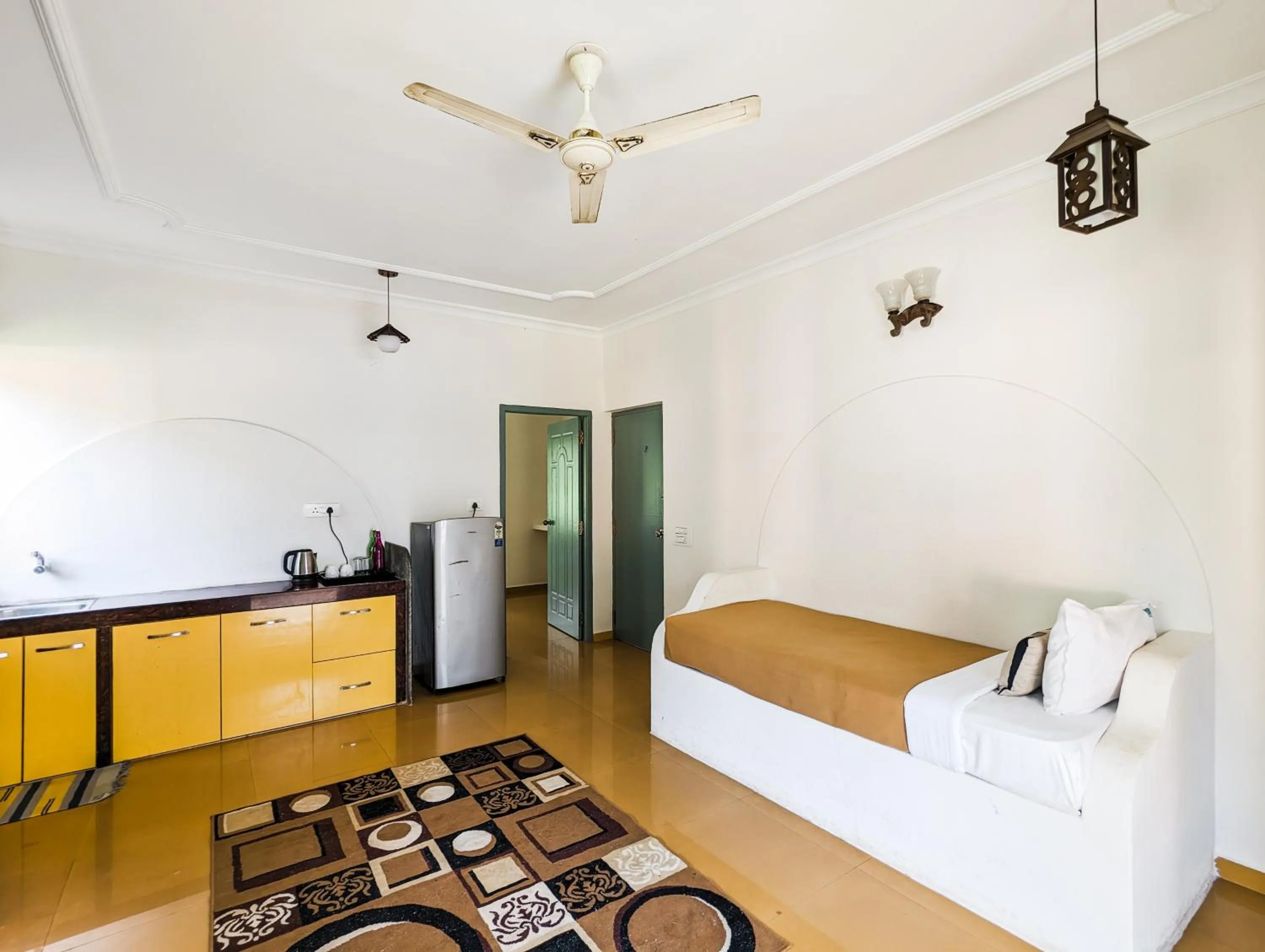 Bed in Nalanda Retreat Goa By Mandrem Beach