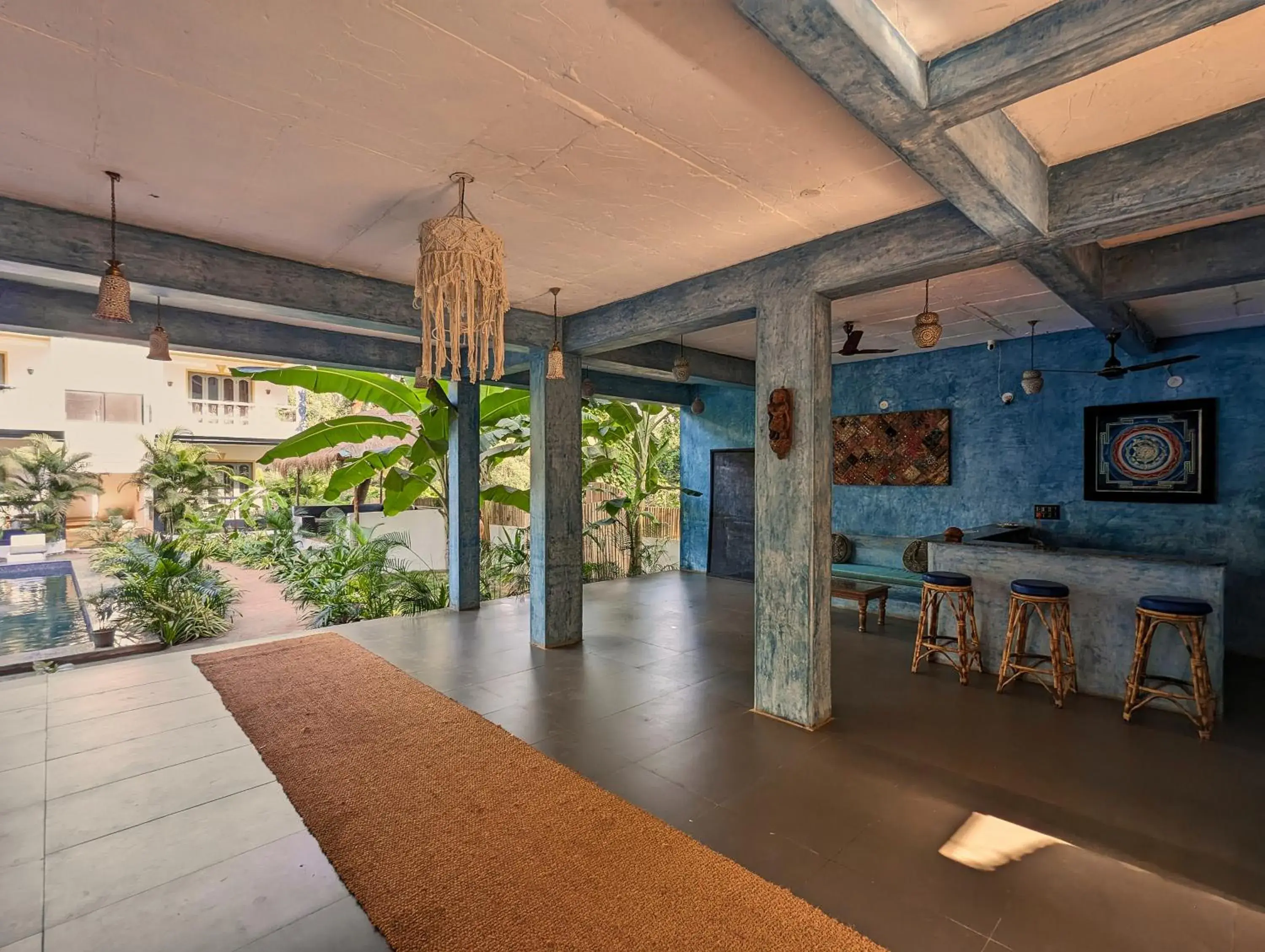 Lobby or reception in Nalanda Retreat Goa By Mandrem Beach Lobby or reception in Nalanda Retreat Goa By Mandrem Beach