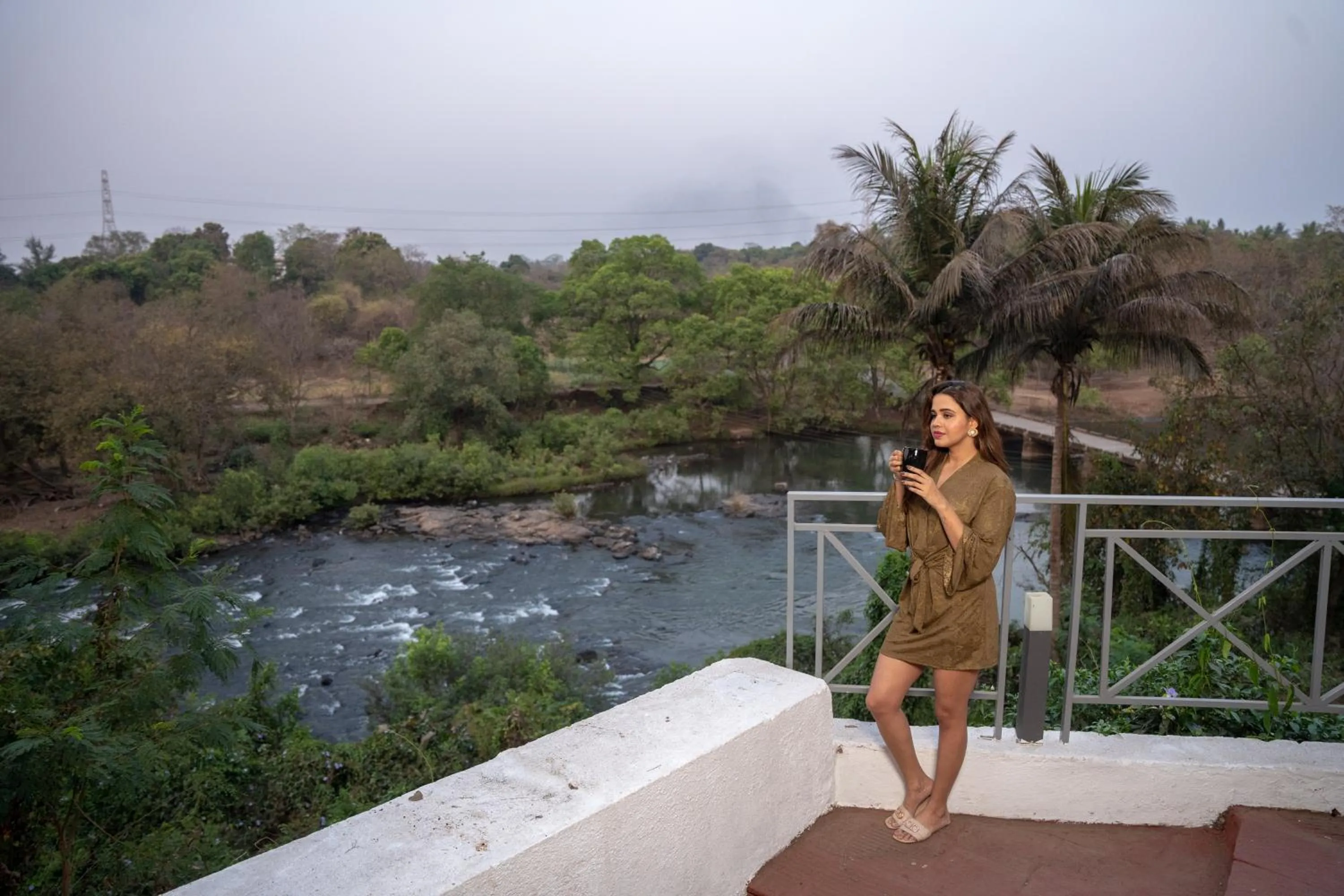 River view in U Rivergate Resort & Spa, Karjat