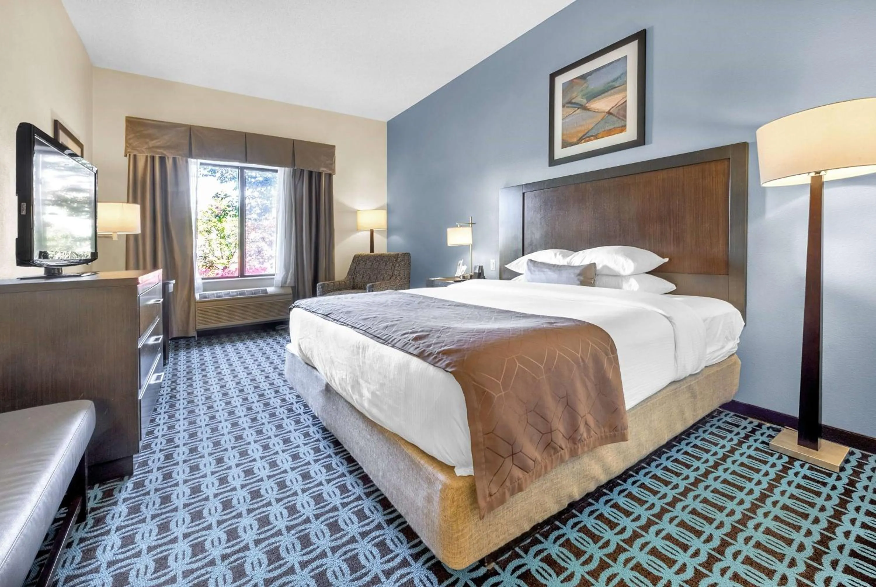 Photo of the whole room, Bed in Wingate by Wyndham Chicago Schaumburg