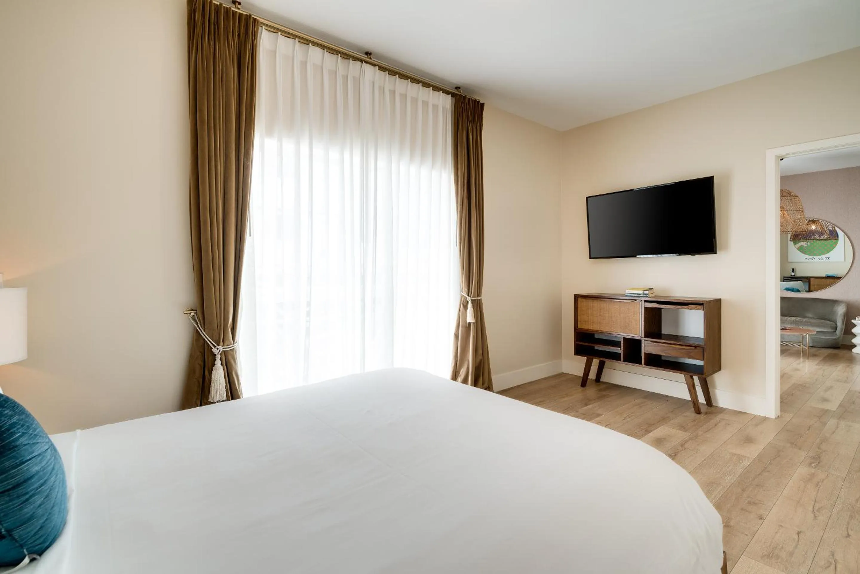 Bed in The Savoy Hotel & Beach Club