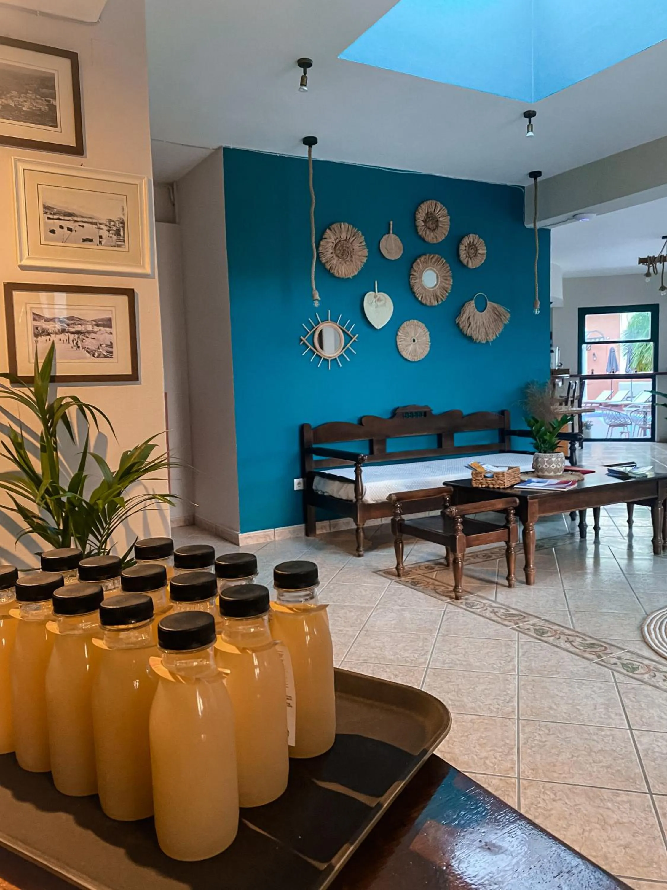 Living room in Nisea Hotel Samos