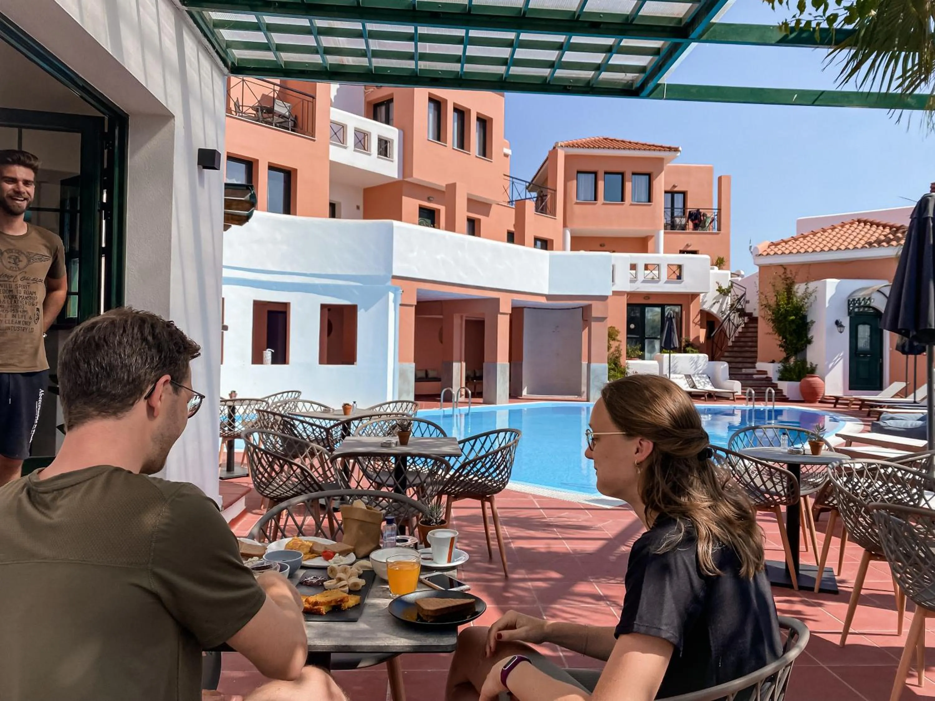 Guests in Nisea Hotel Samos