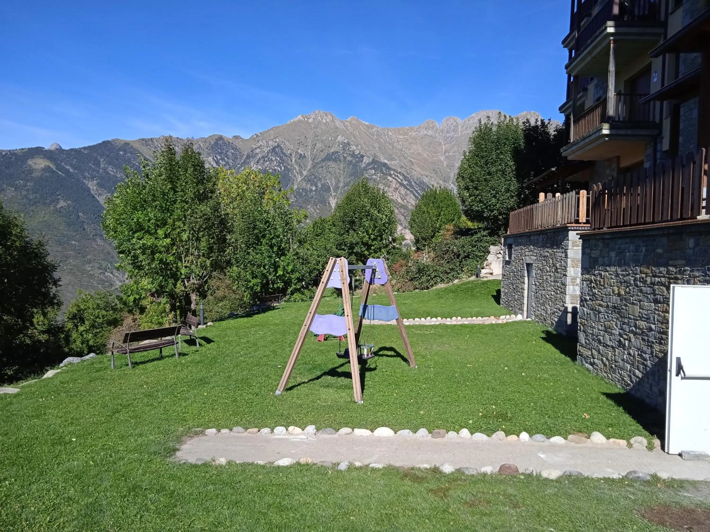 Children play ground in Prados de Velarta