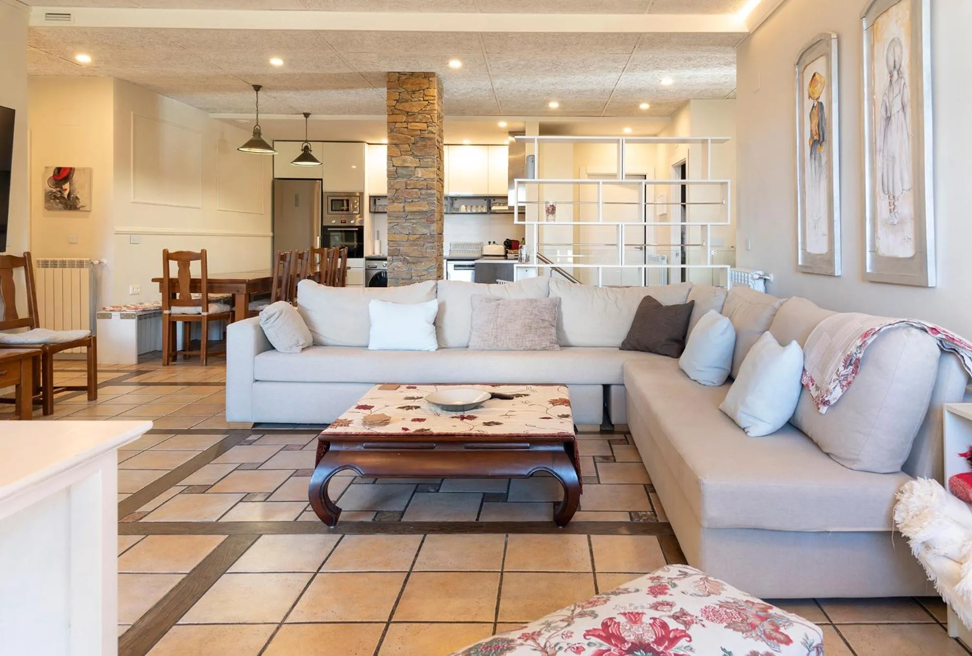 Living room in Prados de Velarta