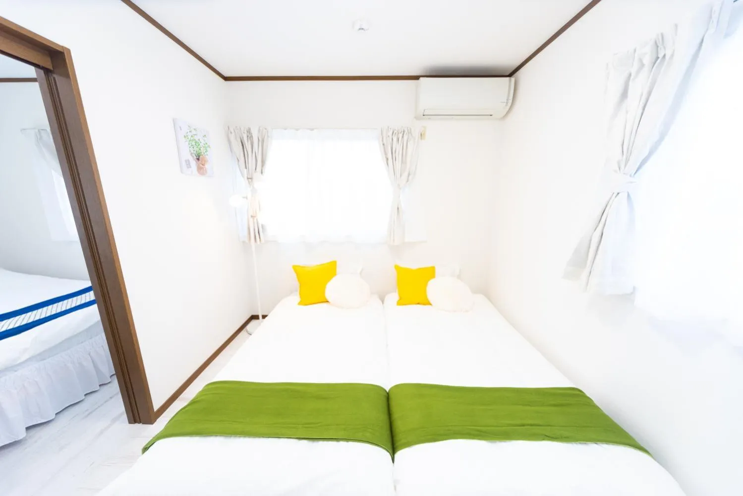 Bed in Awaji Garden House in Shinmura