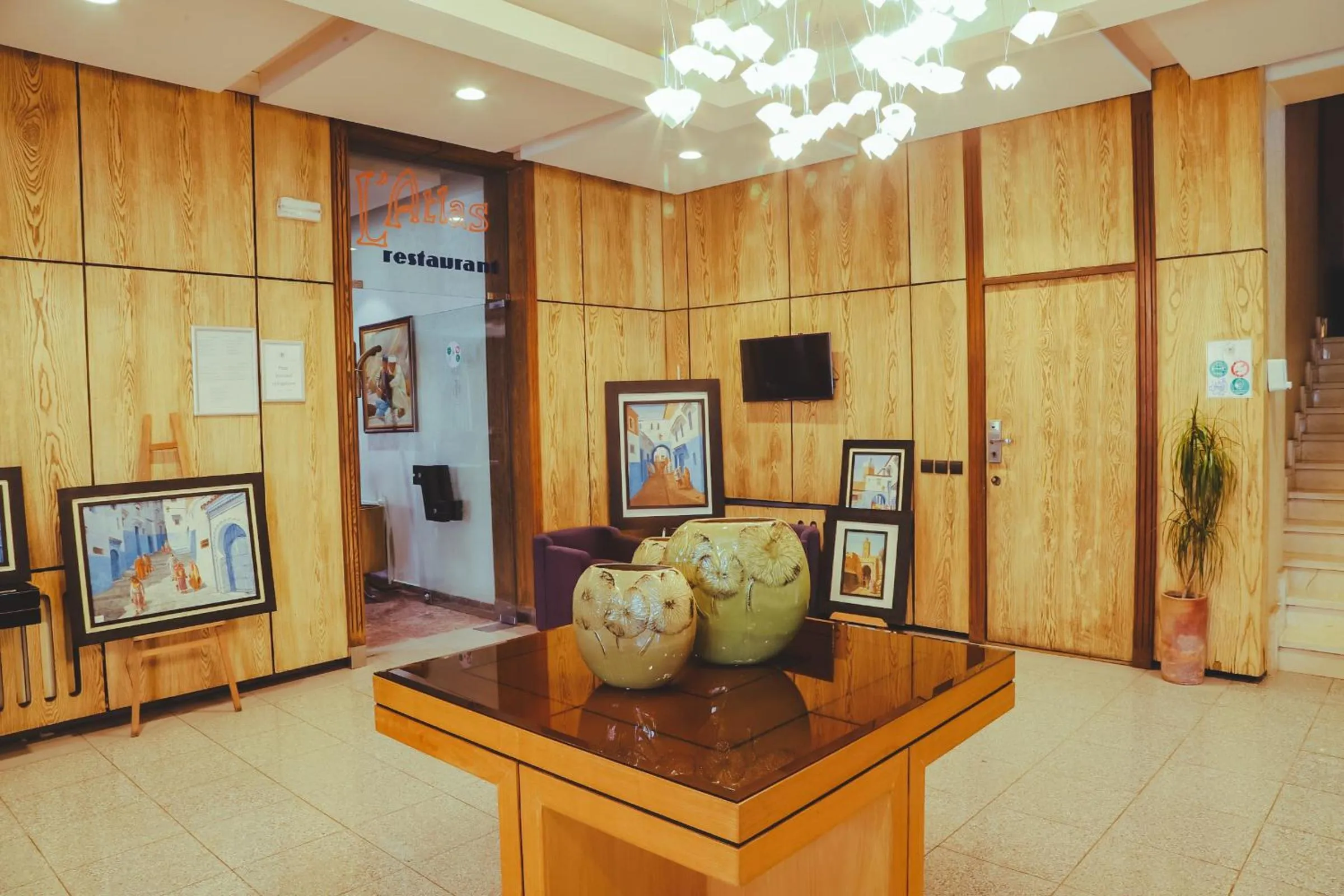 Lobby or reception in Hotel Perce Neige