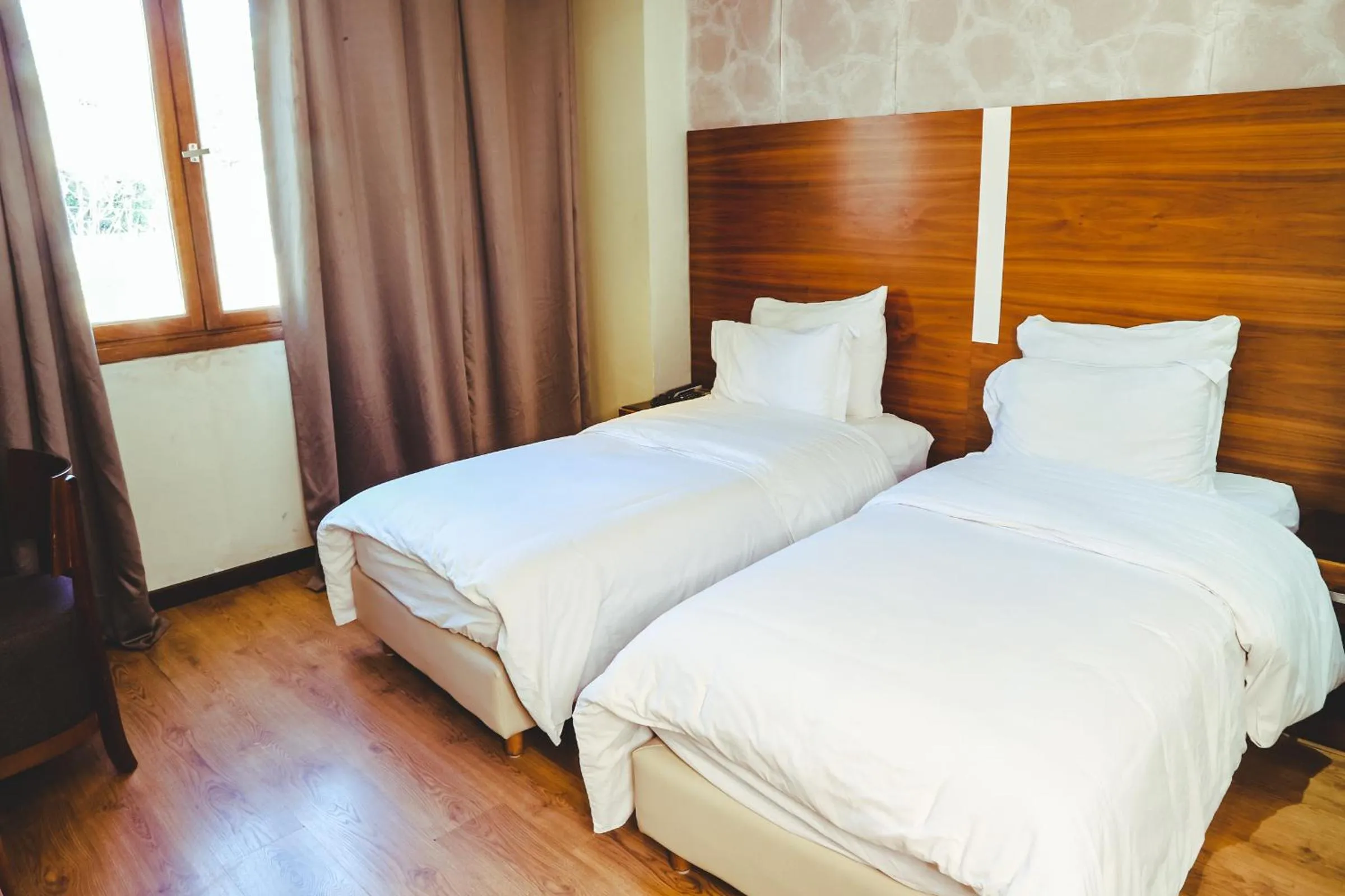 Bed in Hotel Perce Neige