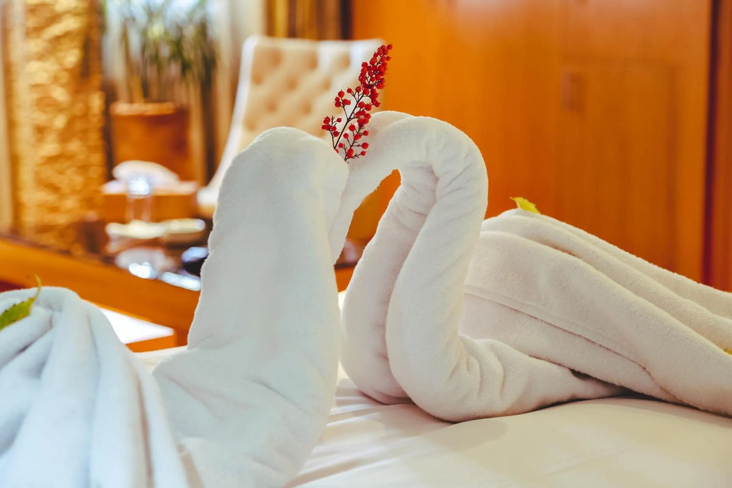 Bed in Hotel Perce Neige