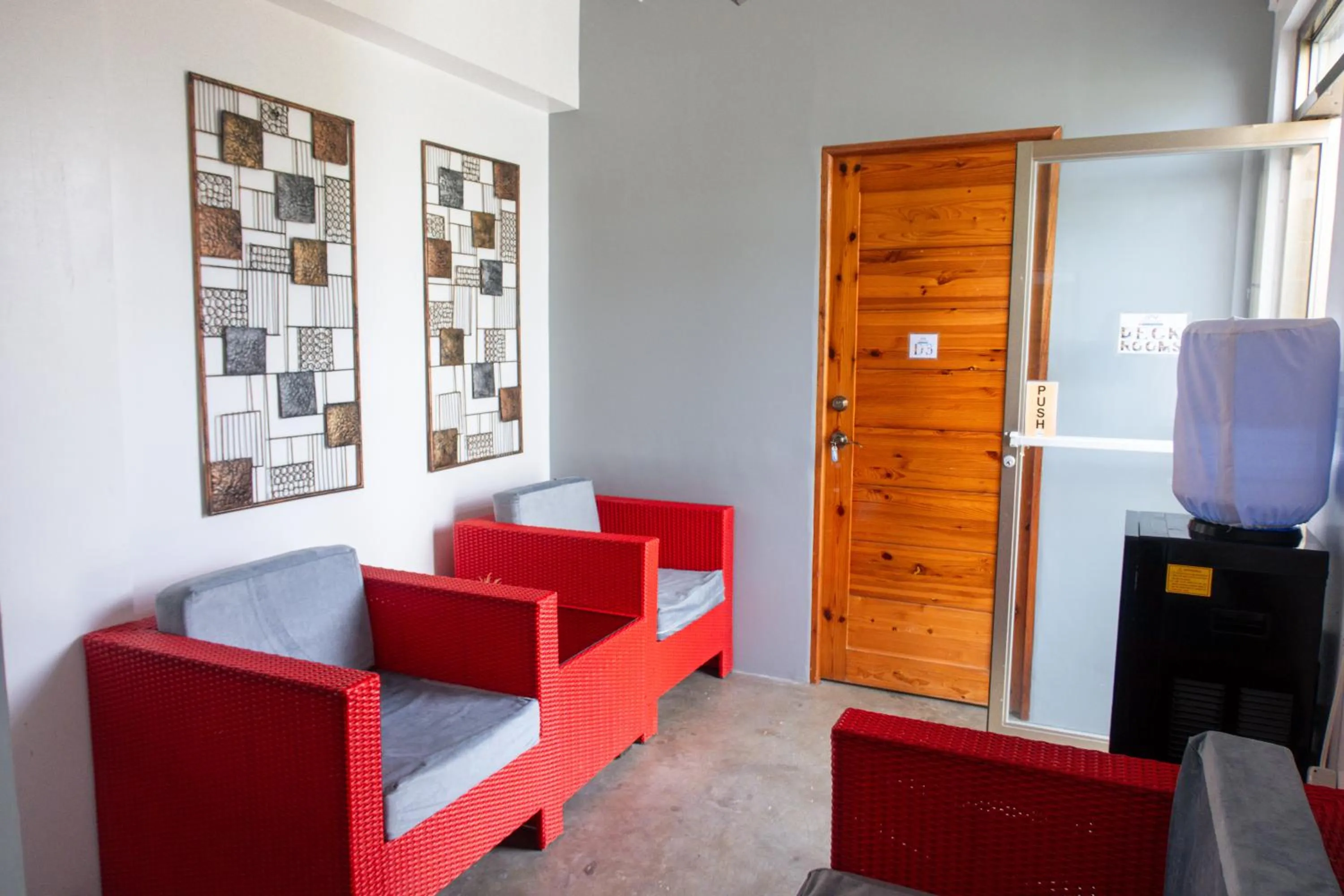 Seating area in AV Suites