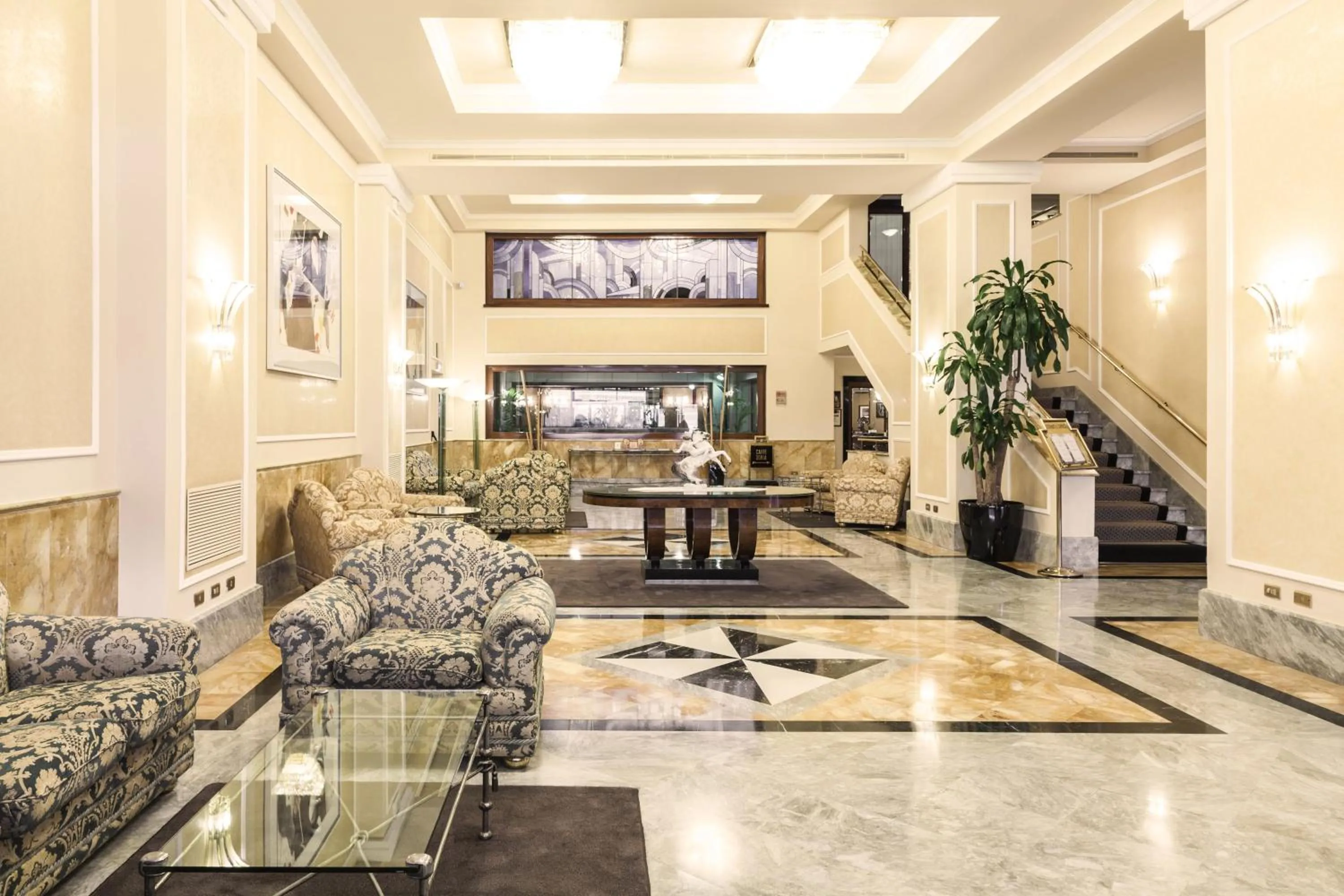 Lobby or reception in Doria Grand Hotel