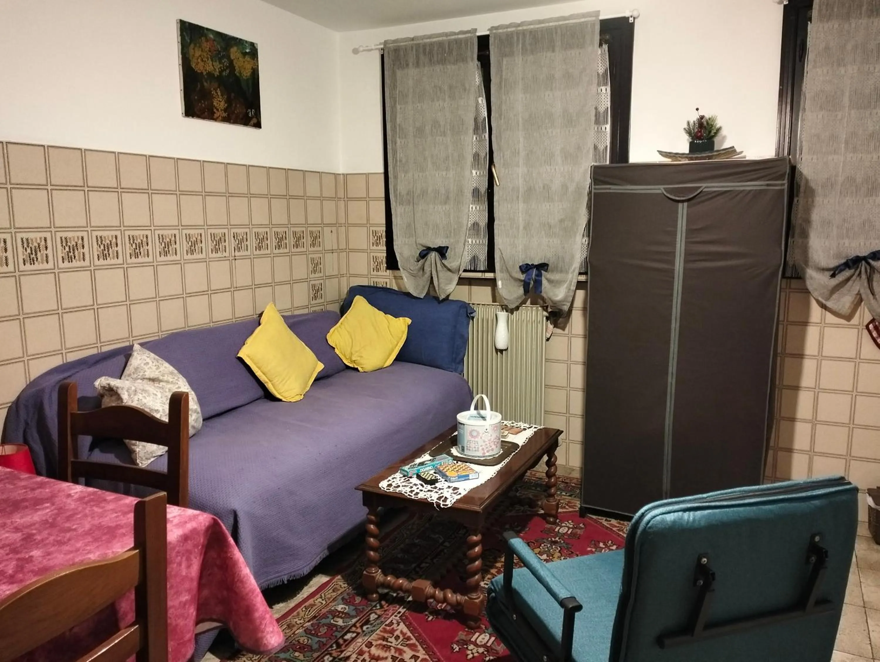 Seating area in Casa Irene