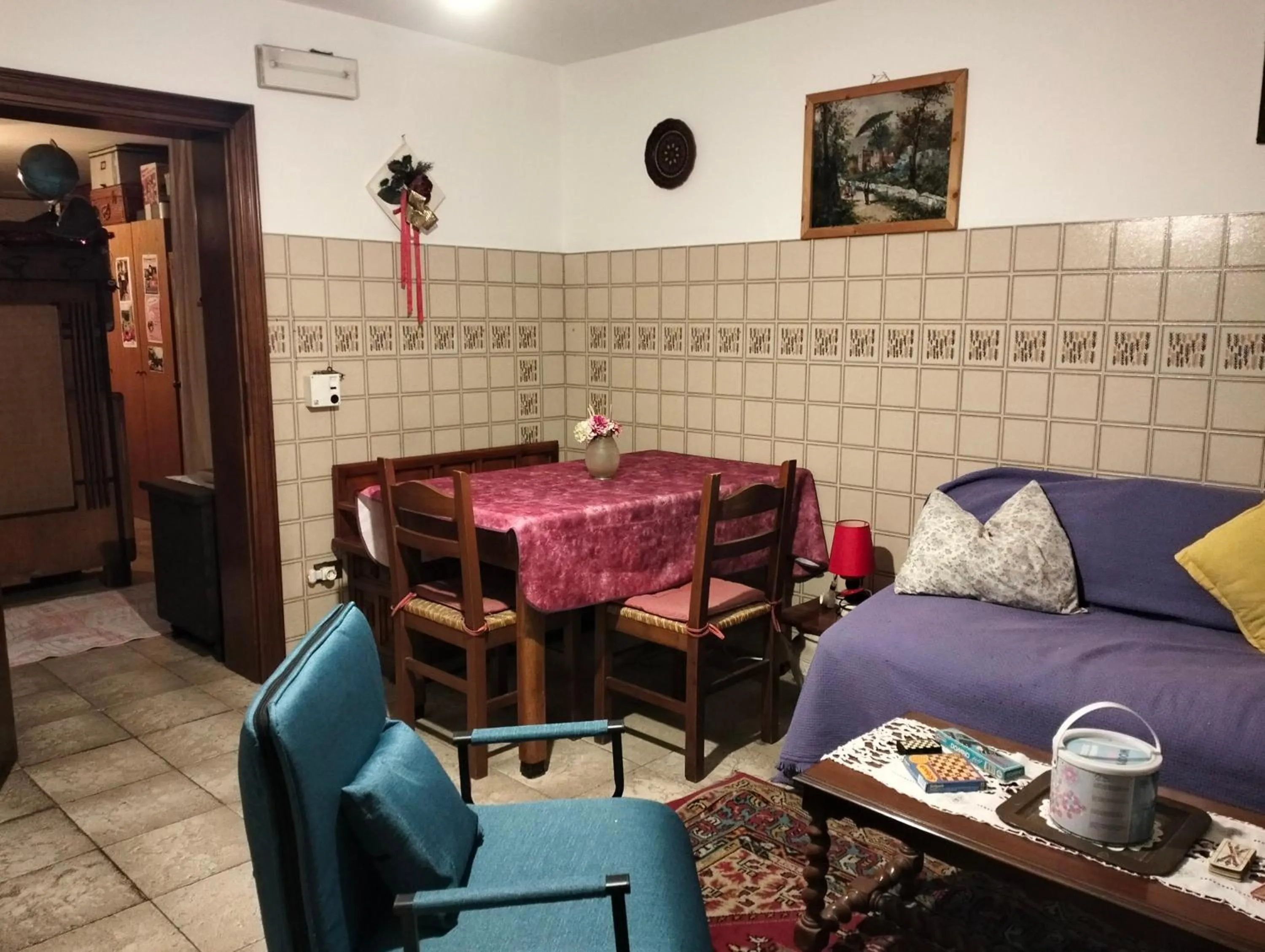 Seating area in Casa Irene